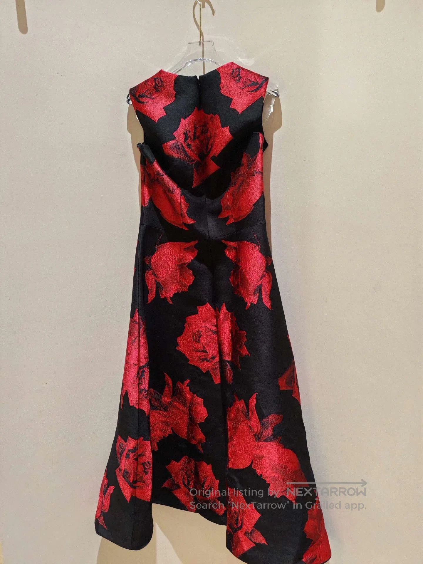 Alexander McQueen McQueen Rose Show Silk Dress. Size M / US 6-8 / IT 42-44 - 3 Thumbnail