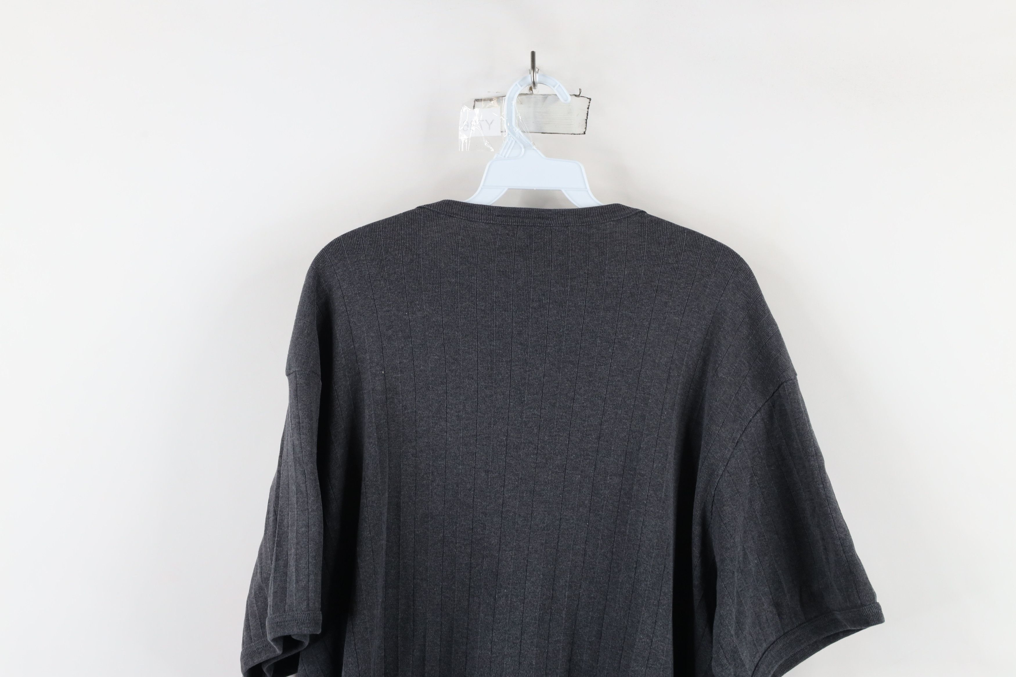 Ralph Lauren × Vintage Vintage 90s Ralph Lauren Ribbed Knit Ringer T-Shirt USA Size US XL / EU 56 / 4 - 10 Thumbnail