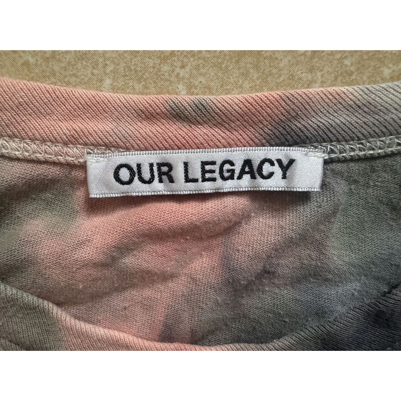 Our Legacy Our Legacy Coptway Perfect T-shirt Army Jersey Size US S / EU 44-46 / 1 - 2 Thumbnail