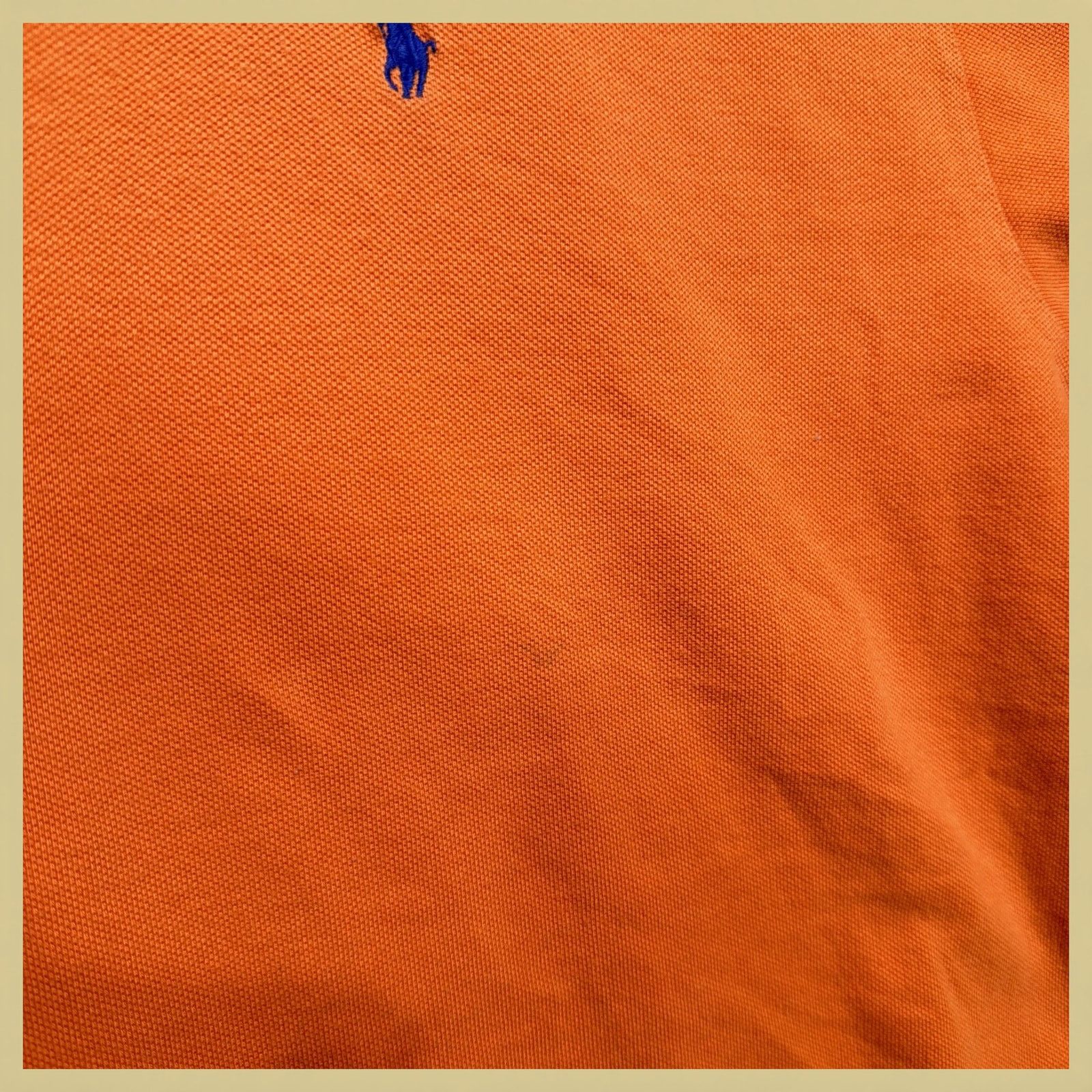 Polo Ralph Lauren Vintage Polo Ralph Lauren 90s Orange Polo Shirt Size XL Size US XL / EU 56 / 4 - 3 Thumbnail