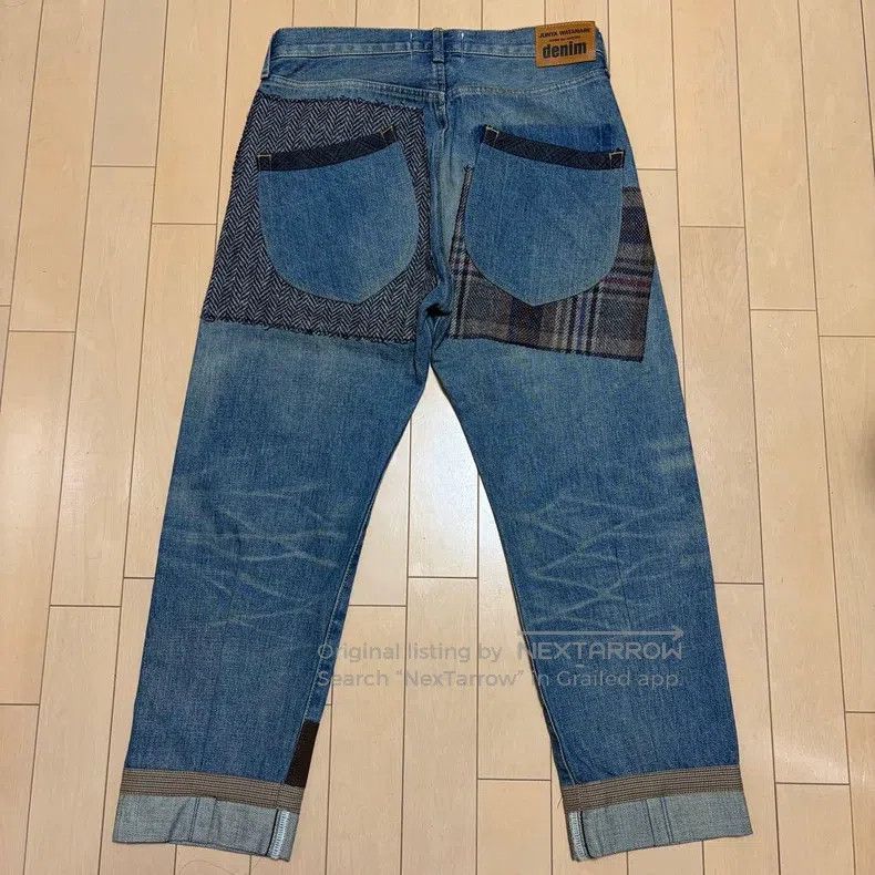 Junya Watanabe Junya Watanabe Size XS Patchwork Denim Jeans Size US 27 - 2 Thumbnail