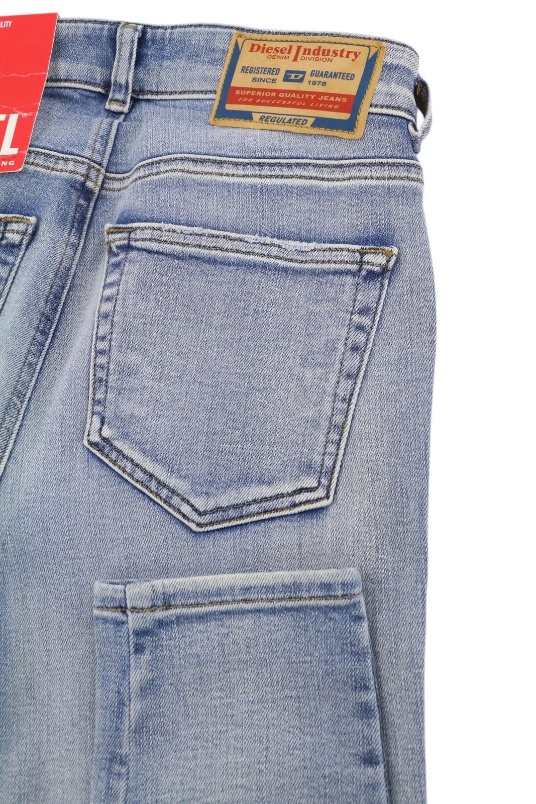 Diesel 2017 SLANDY 09B08 W26/L32 Super Skinny Mid Waist 40680 Size 26" / US 2 / IT 38 - 5 Thumbnail