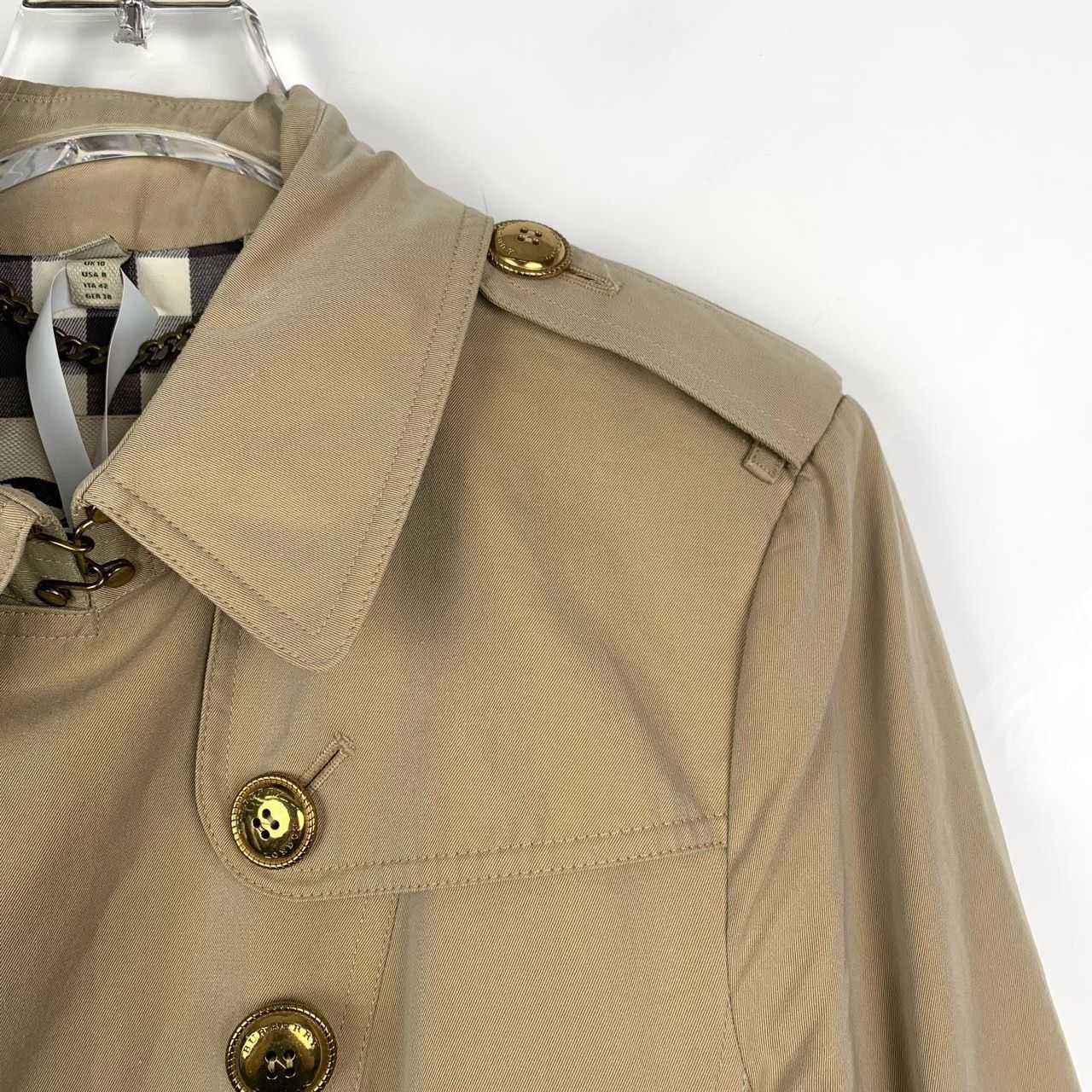 Burberry Burberry London Womens Double Breasted Beige Trench Coat Siz Size M / US 6-8 / IT 42-44 - 6 Thumbnail