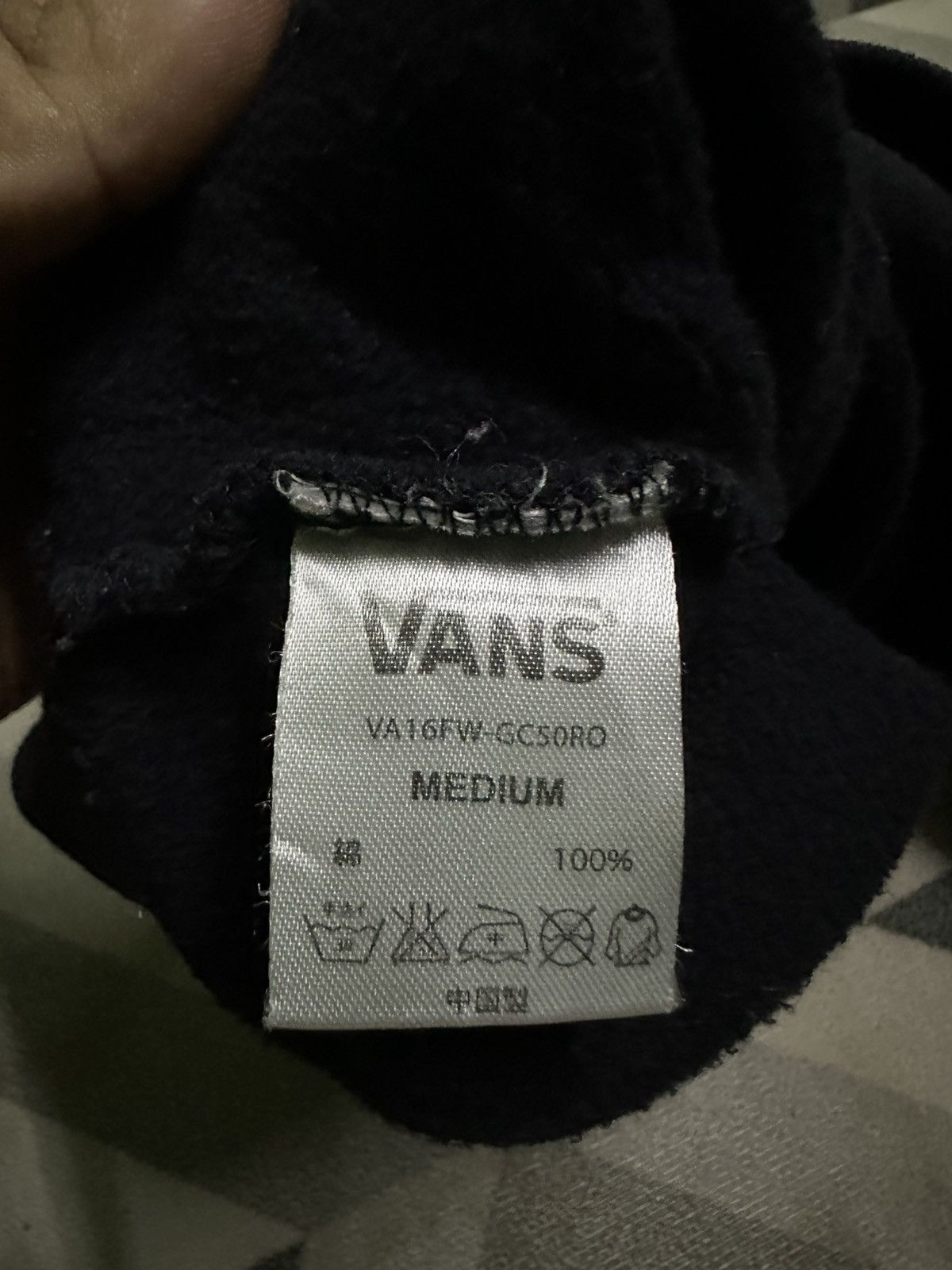 Vans Vans Classic Crew II pullover sweatshirt with a white logo Size US M / EU 48-50 / 2 - 5 Thumbnail