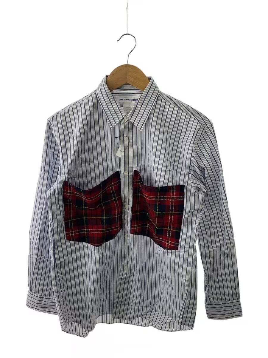 Comme des Garcons SHIRT Plaid Pocket Striped Button Shirt Size US S / EU 44-46 / 1 - 1 Thumbnail
