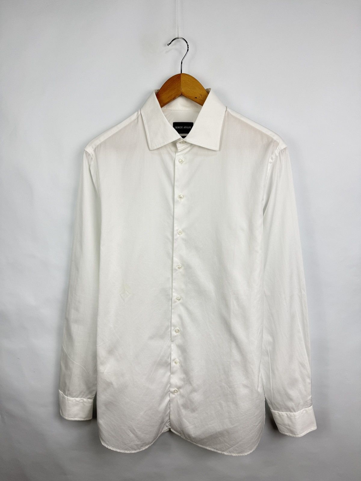 Giorgio Armani 🇮🇹 Giorgio Armani Luxury Button Up Shirt Made in Italy Rare Size US M / EU 48-50 / 2 - 3 Thumbnail