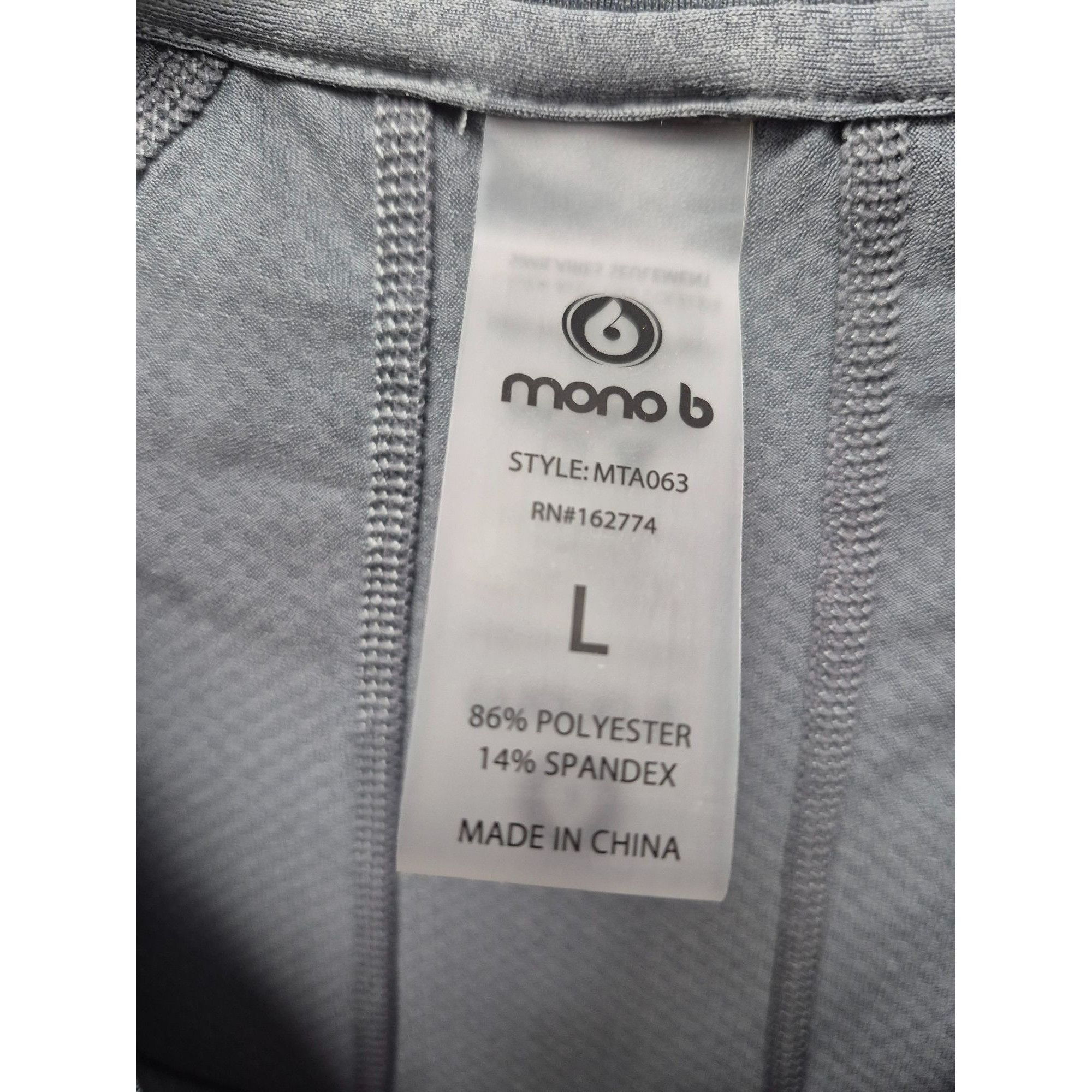 Other Mono B Men - Active Tee with Shoulder Paneling Large Size US L / EU 52-54 / 3 - 4 Thumbnail