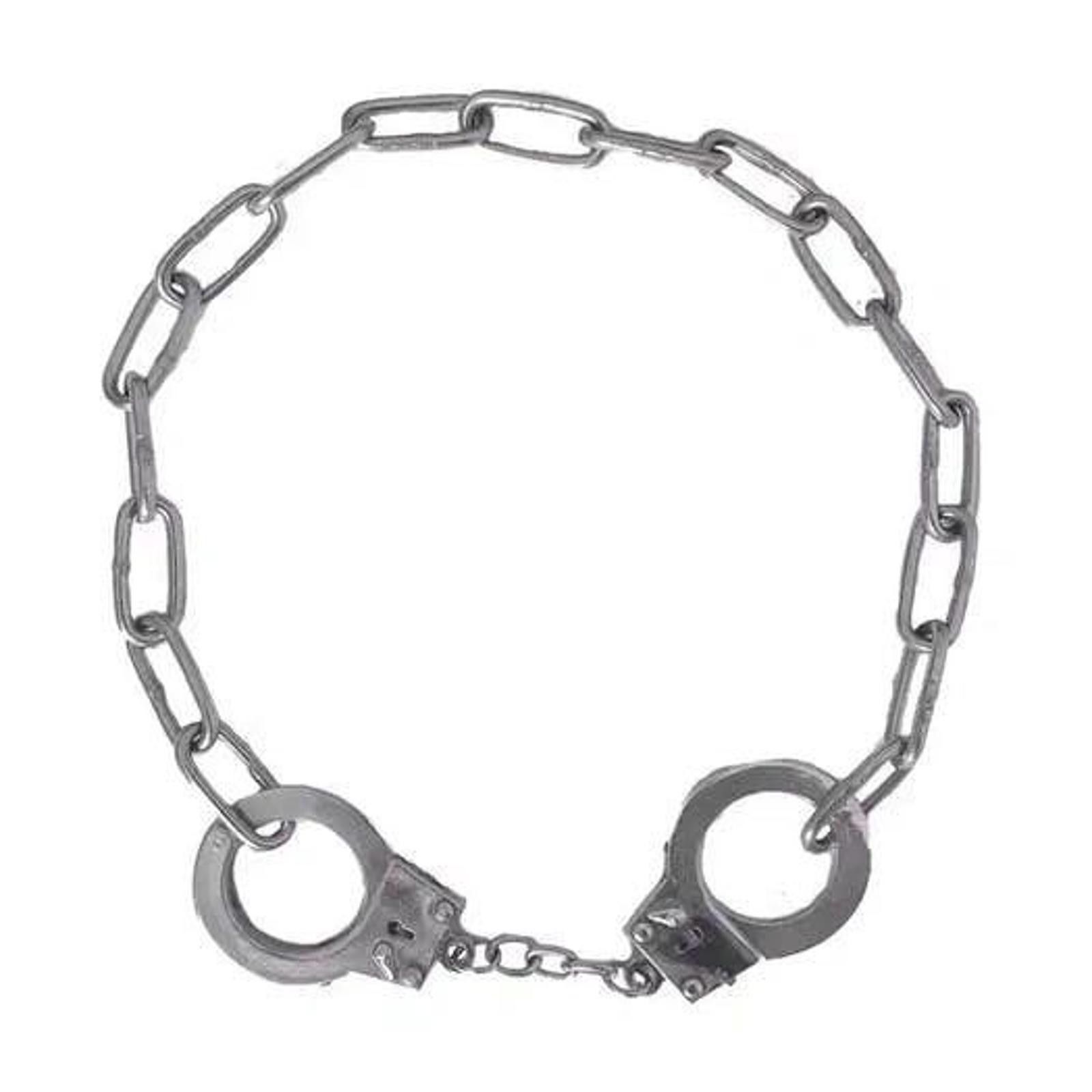 Jewelry Handcuff chain punk goth gothic necklace streetwear choker Size ONE SIZE - 6 Thumbnail