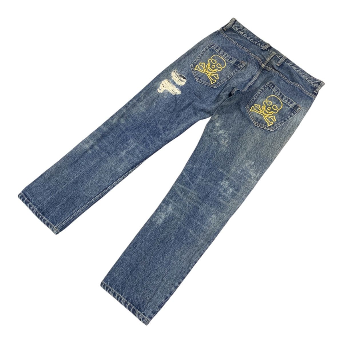Japanese Brand RNA Japan Ripped Distressed Punk Style Jeans | W33x33 Size US 33 - 8 Thumbnail