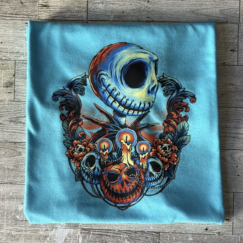 Vintage Nightmare Before Christmas, Custom, Retro Fitted Tee Size L / US 10 / IT 46 - 16 Thumbnail