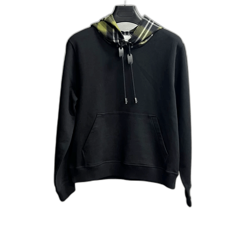 Burberry Burberry Burberry Black Plaid Print Long Sleeve Hoodie-250 Size US S / EU 44-46 / 1 - 1 Thumbnail