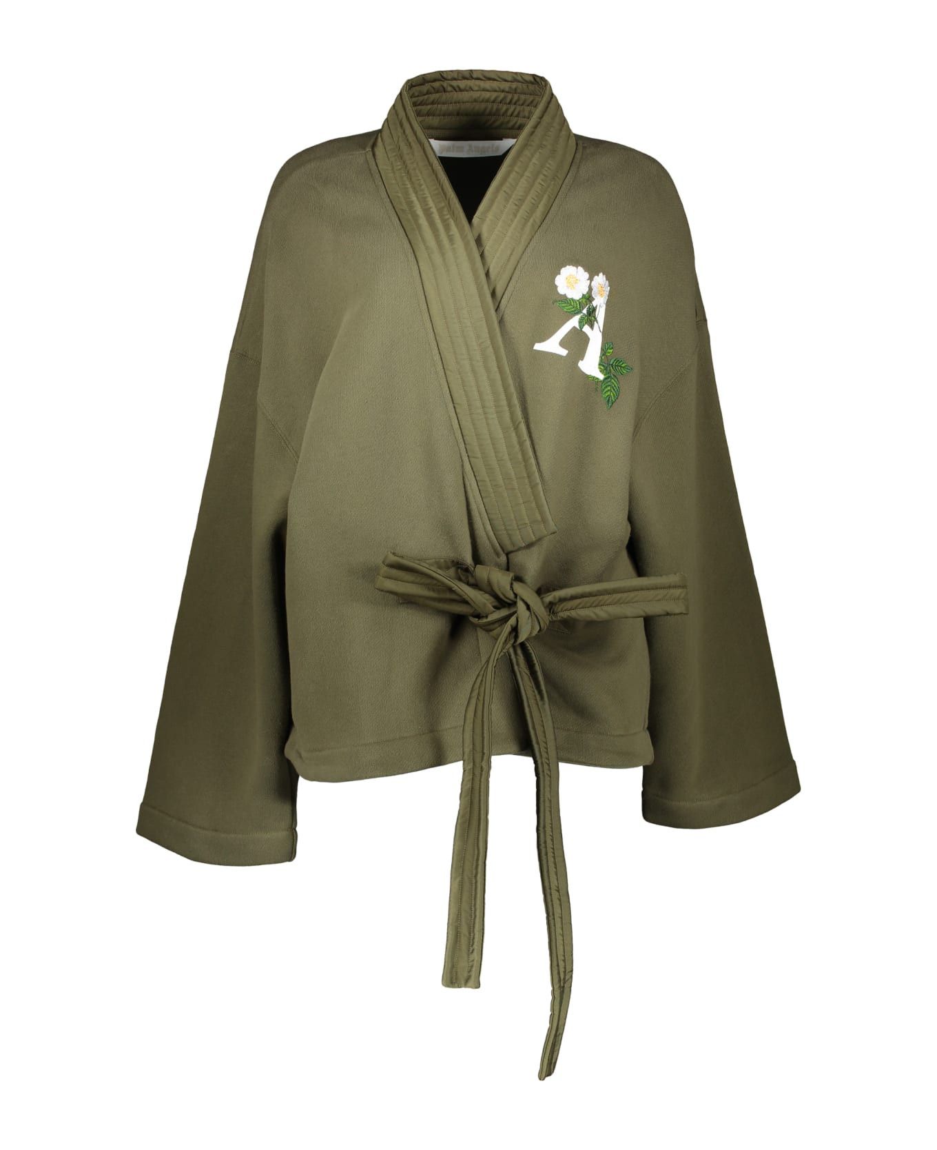 Palm Angels o1y1125 Pea Coat in Military Green Size XS / US 0-2 / IT 36-38 - 1 Thumbnail