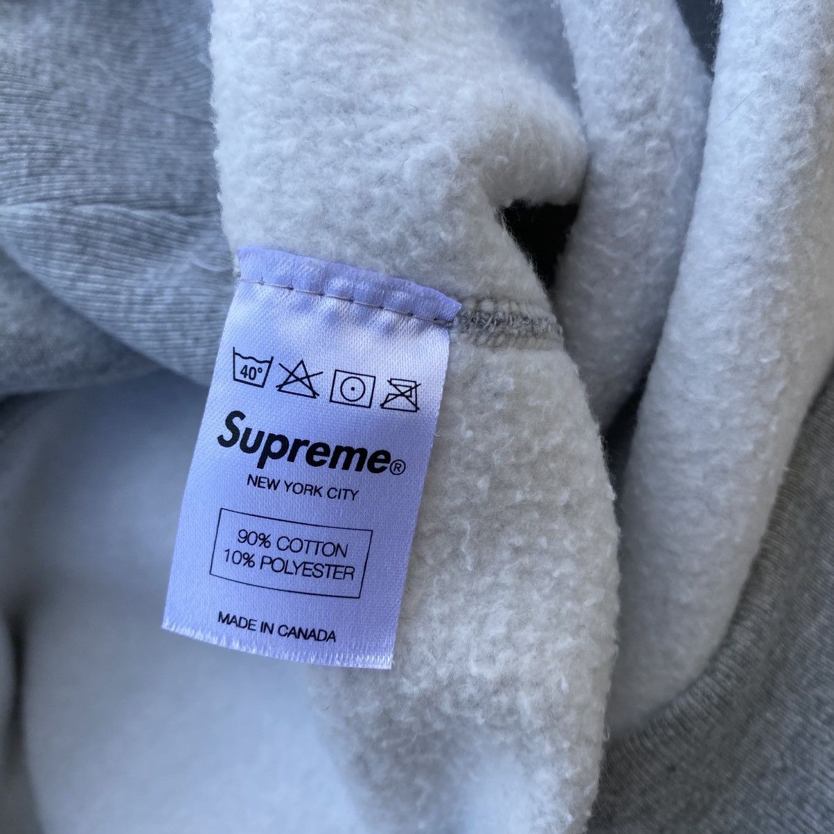 Disney × Supreme Supreme Disney Mickey Mouse Hooded Sweatshirt Grey 2009 Size US L / EU 52-54 / 3 - 13 Thumbnail