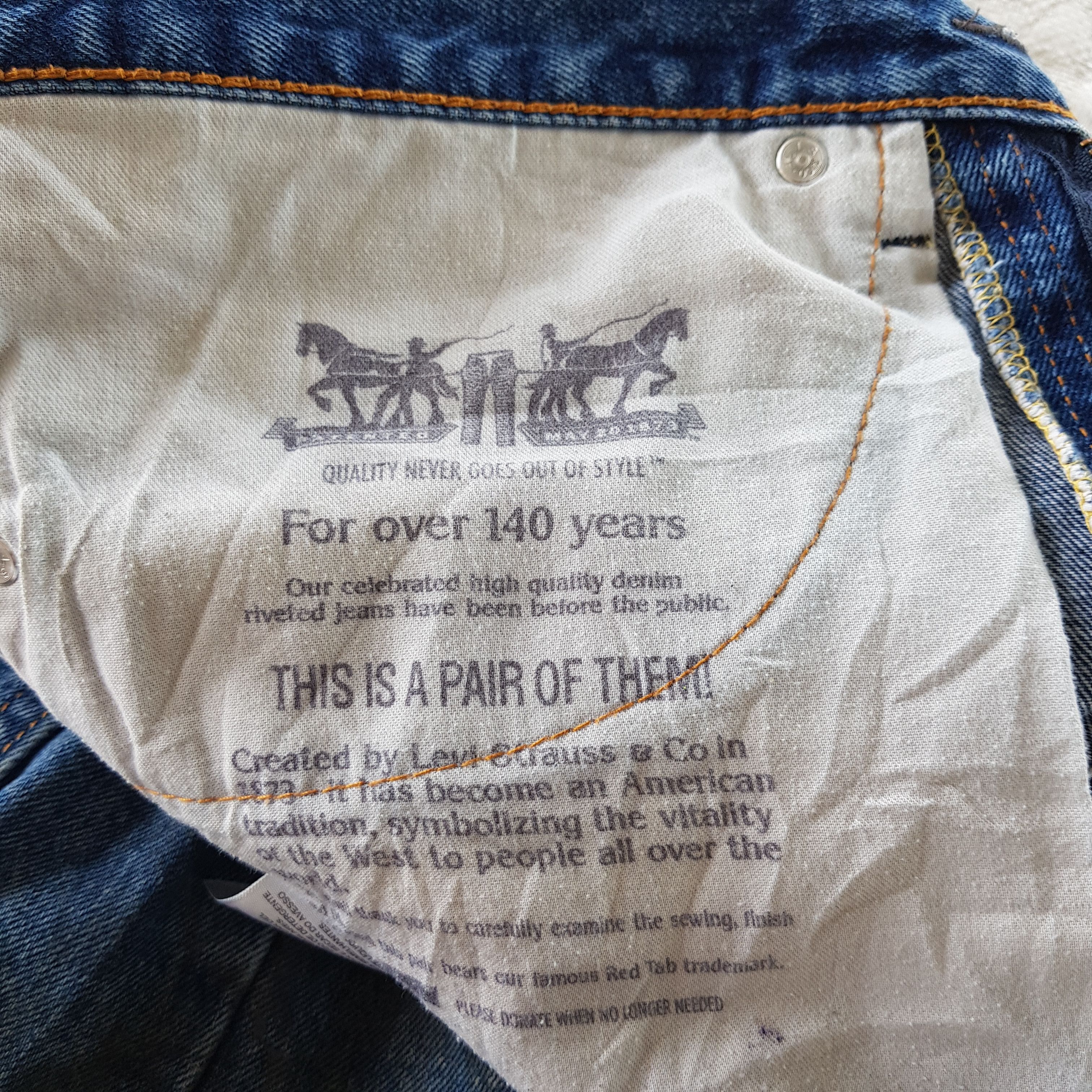 Levi's Vintage Dirty Levis 505 Jeans Released Hem Levi's Denim Size US 34 / EU 50 - 9 Thumbnail