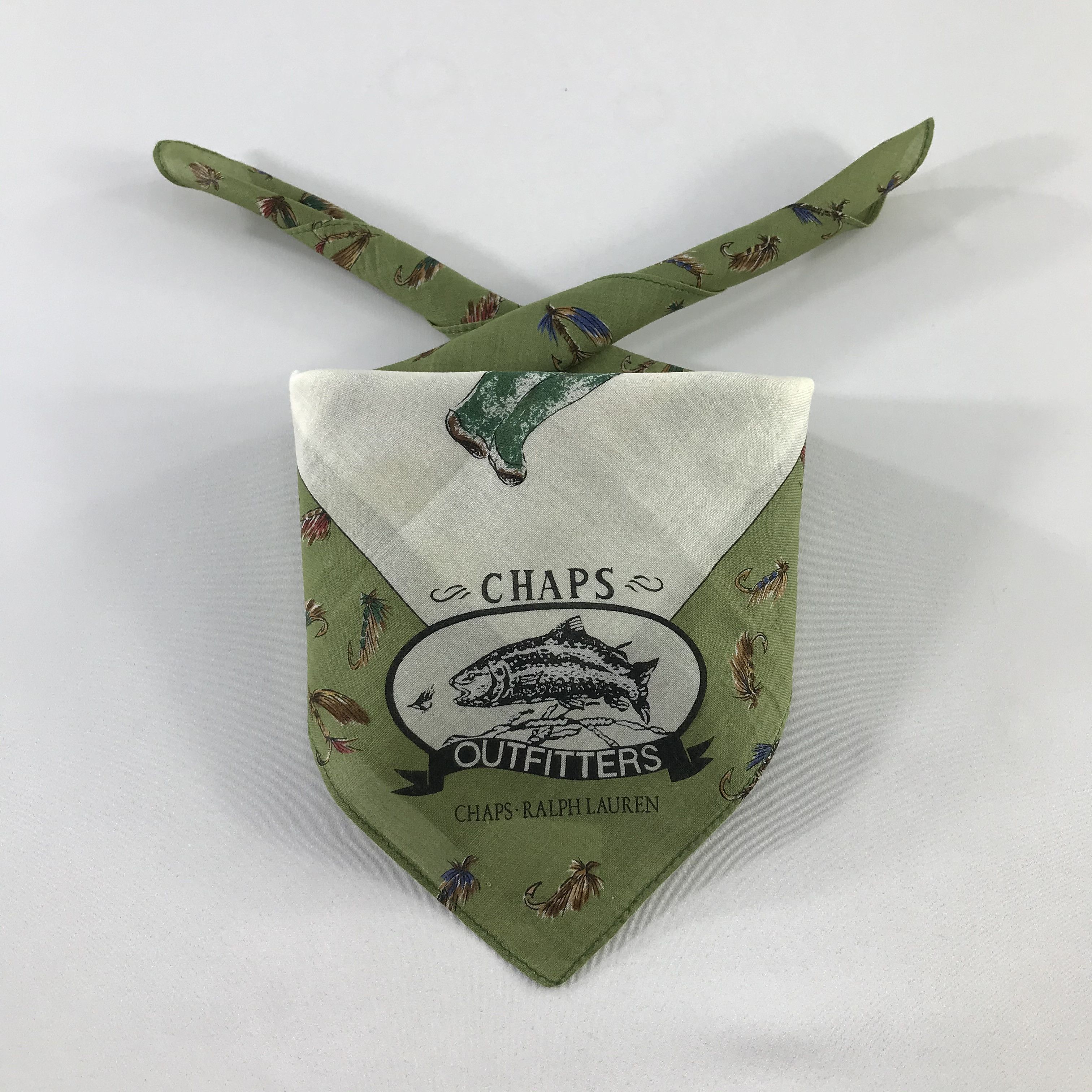 Chaps Ralph Lauren × Vintage Chaps Ralph Lauren Bandana / Handkerchief /Neckerchief -S857 Size ONE SIZE - 3 Thumbnail