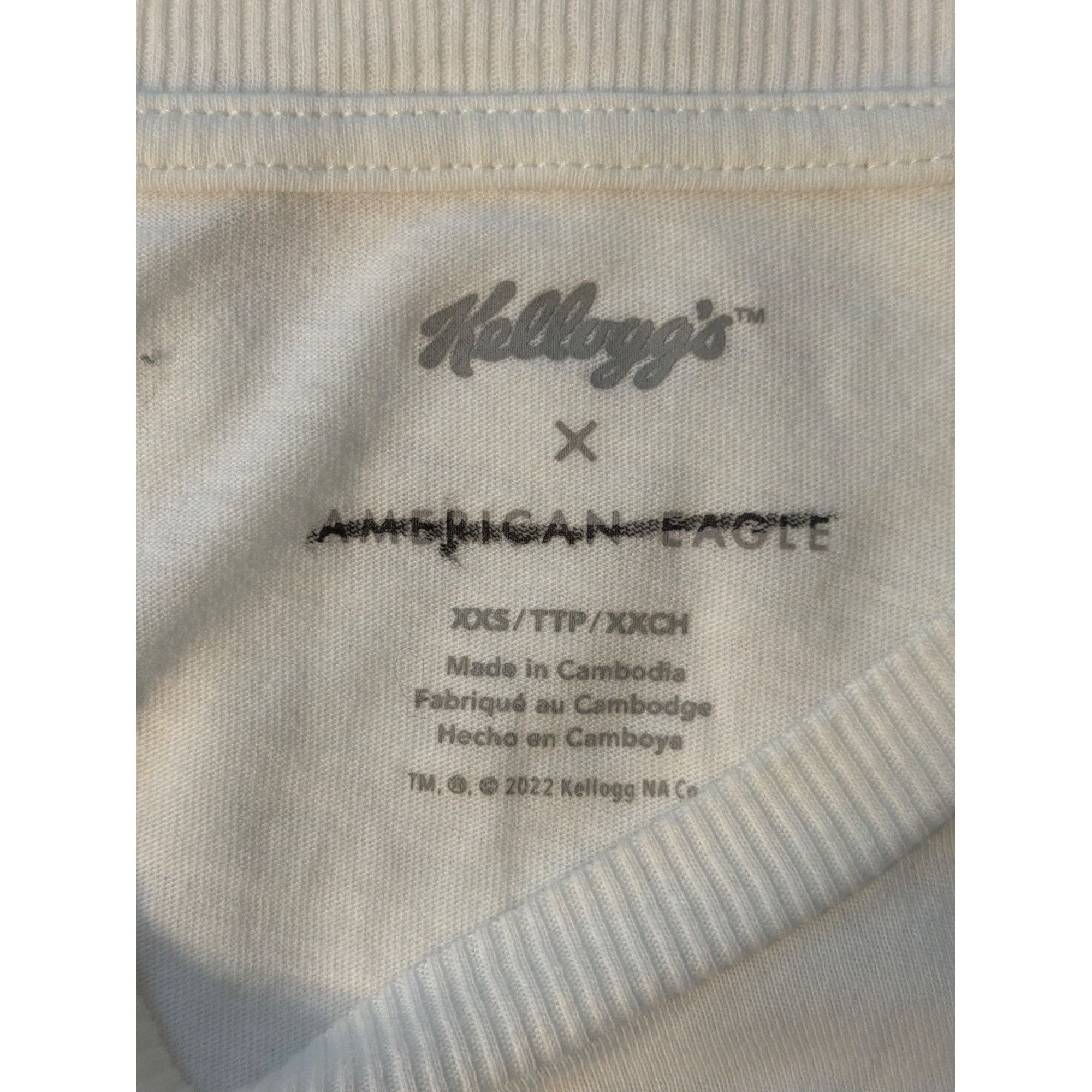 American Eagle Outfitters Kelloggs X American Eagle Year Of Tiger Tony Long Sleeve Shi Size XXS / US 00 / IT 34 - 4 Thumbnail