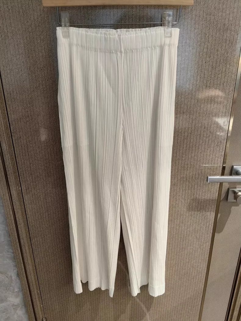 Issey Miyake JF602 White Trousers -dmc