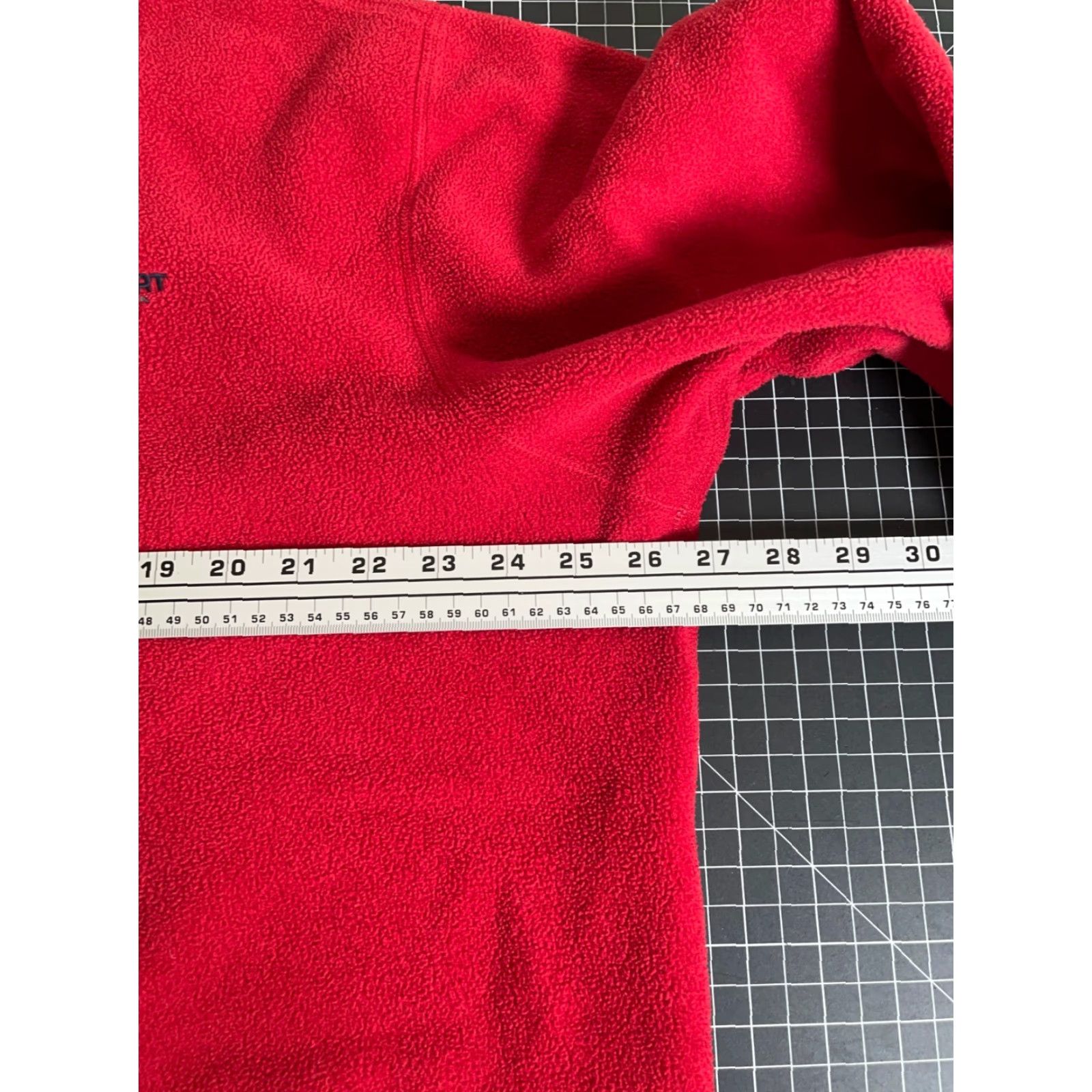 Vintage Vintage Polo Sport 1/4 Zip Fleece Pullover Adult XL Red Embroidered USA Made 90s Ralph Size US XL / EU 56 / 4 - 5 Thumbnail