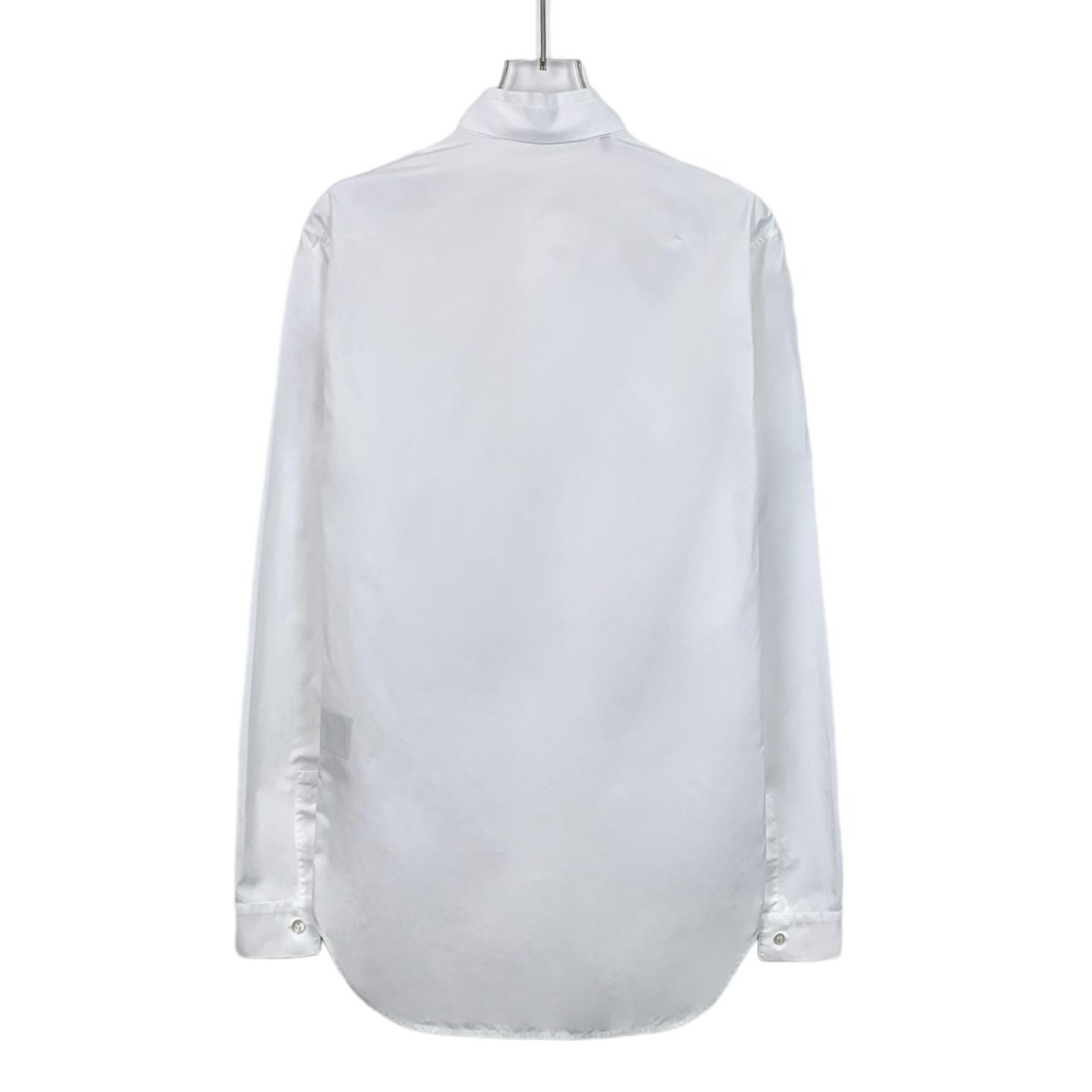 Dior Dior White Cotton Lapel Long-Sleeved Shirt 37 Size US XXS / EU 40 - 8 Thumbnail