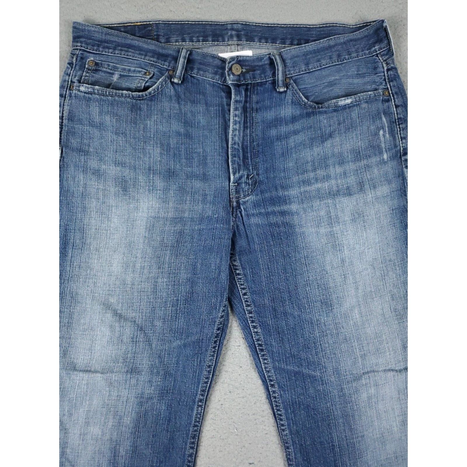 Levi's Levis 514 Jeans Mens 36x30 Blue Straight Leg Denim Pants Size US 36 / EU 52 - 2 Thumbnail