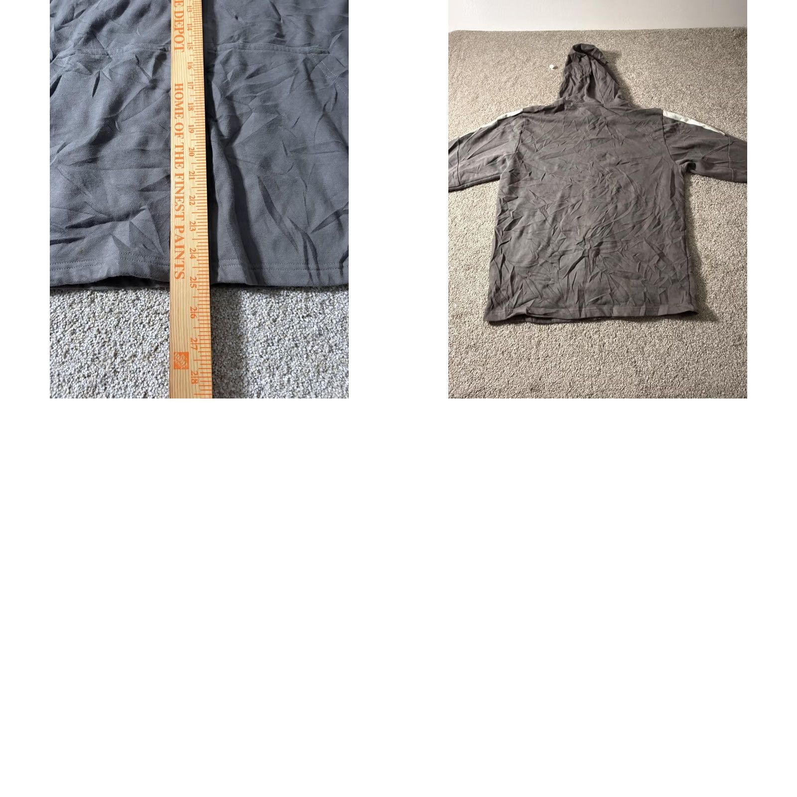 Puma PUMA Hoodie Mens M Gray Full Zip Logo Sweatshirt Sleeve Stripe Athletic Hoodie Mens Gray Full Zip Logo PUMA Size US M / EU 48-50 / 2 - 8 Thumbnail