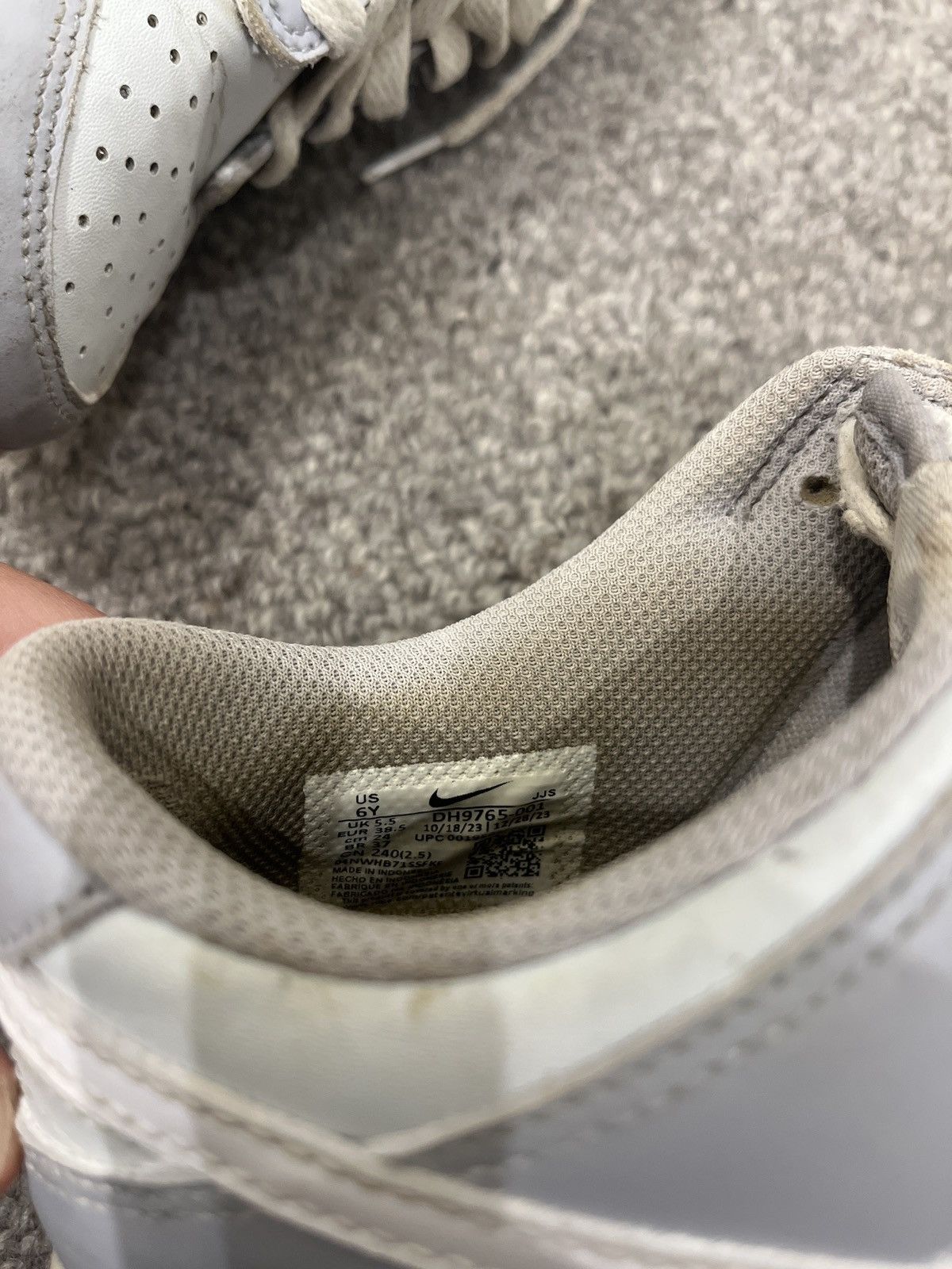 Nike Tow shades of grey dunks Size US 7.5 / IT 37.5 - 2 Thumbnail