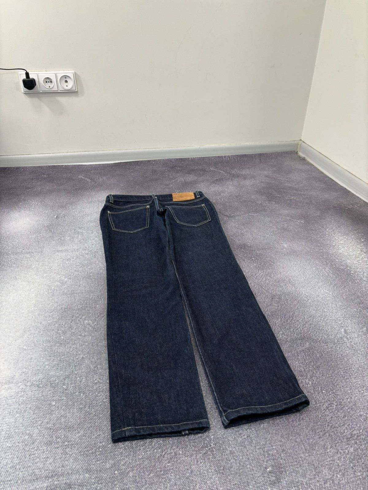 Fay Fay Vintage Women’s Navy Blue Straight Italian Denim Jeans Size 27" / US 4 / IT 40 - 13 Thumbnail