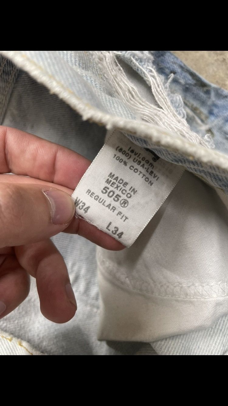 Levi's × Vintage Levi’s Thrashed 505 Jeans Size US 34 / EU 50 - 6 Thumbnail