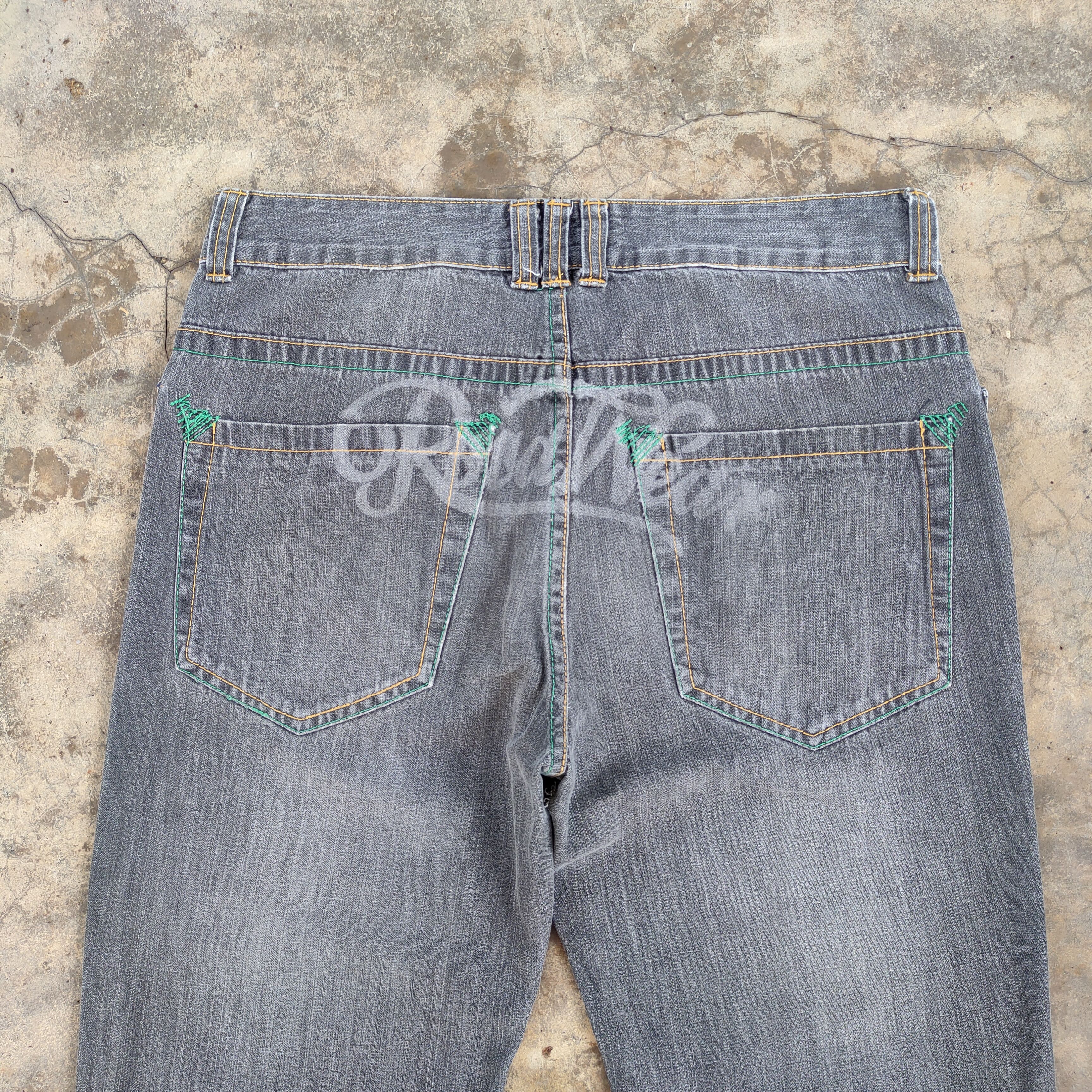 Jimmy Taverniti W32 VINTAGE JIMMY'Z FADED BLACK JEANS DENIM PANTS Size US 32 / EU 48 - 10 Thumbnail