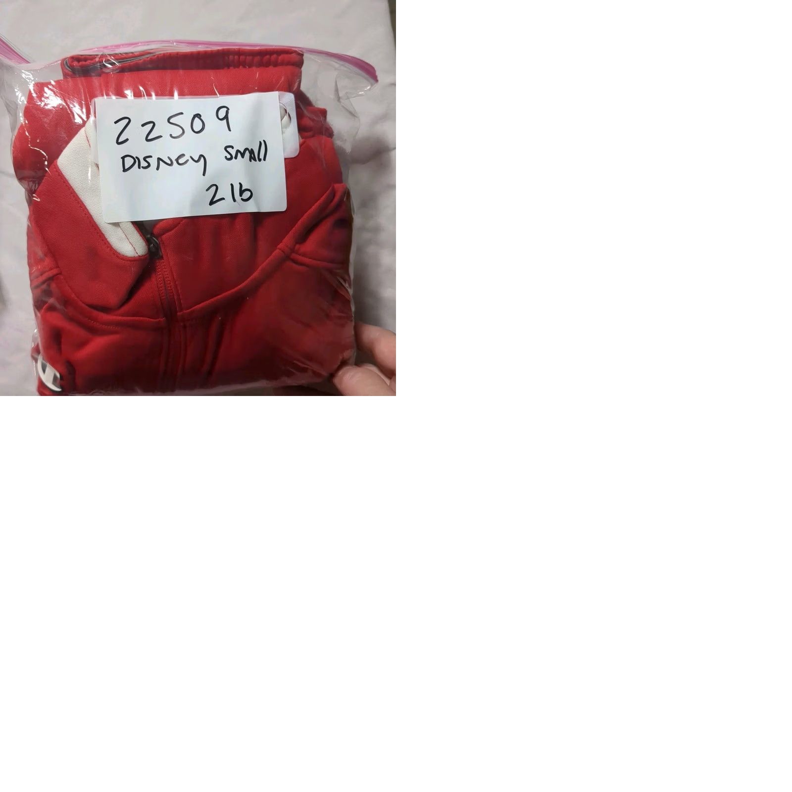 Champion RUN DISNEY Champion Women Small Red White Tracksuit Jacket + Pants Size 28" / US 6 / IT 42 - 12 Thumbnail