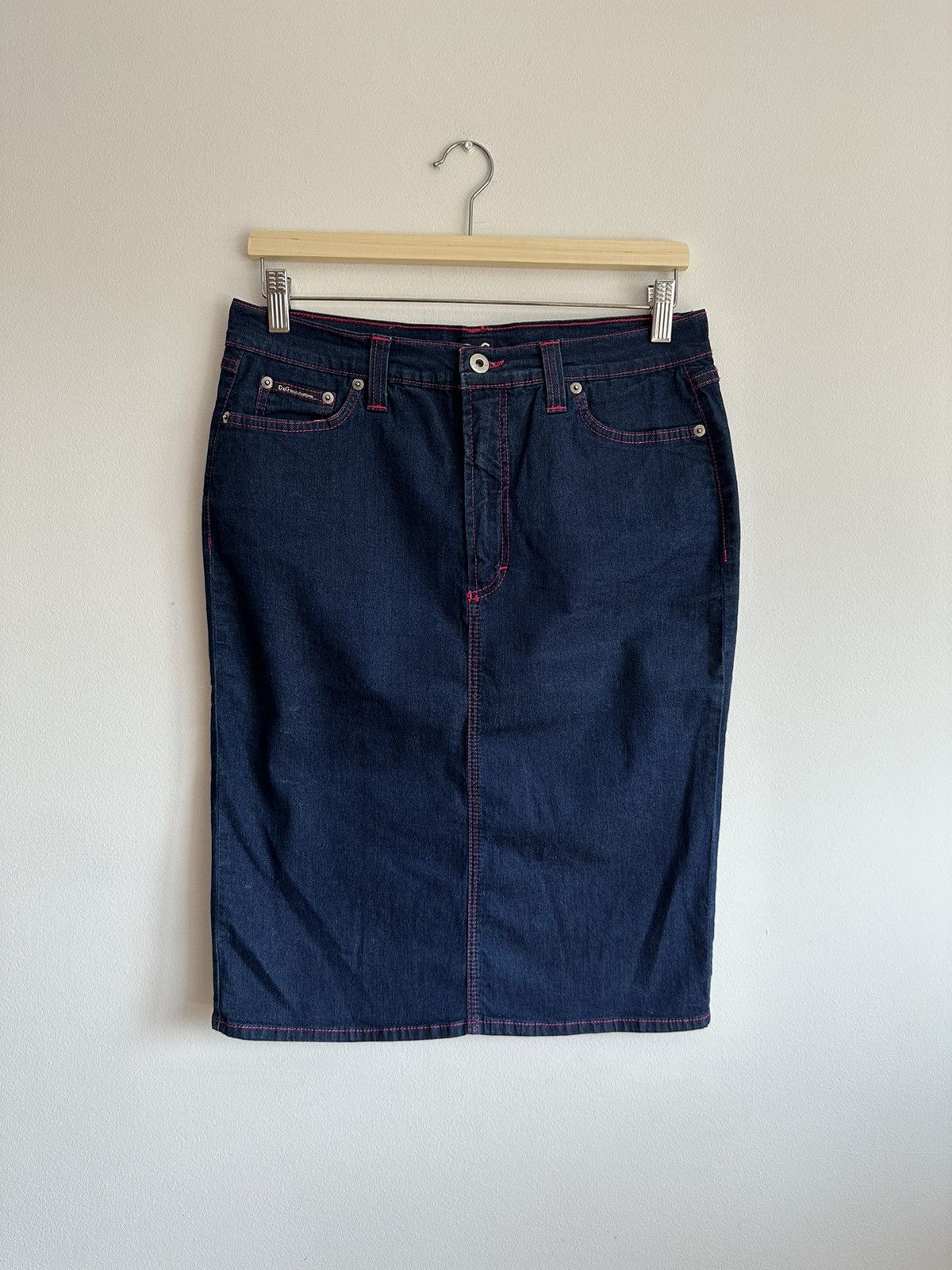 Designer × Dolce & Gabbana Dolce & Gabbana denim skirt luxury designer Size 32" / US 10 / IT 46 - 2 Thumbnail