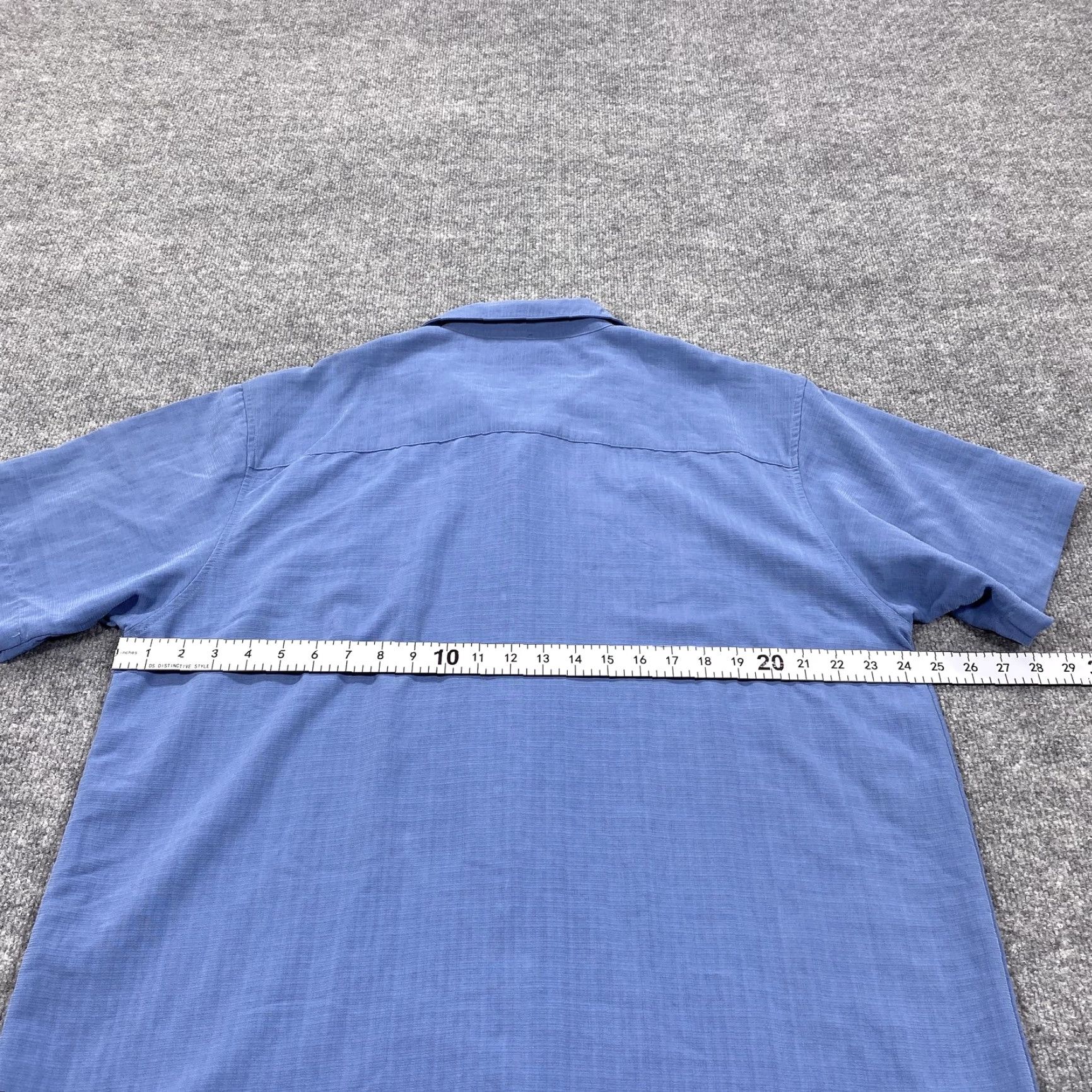 Cherokee Cherokee Shirt Mens L Blue Colorblock Short Sleeve Button Up Embroidered Size US L / EU 52-54 / 3 - 5 Thumbnail