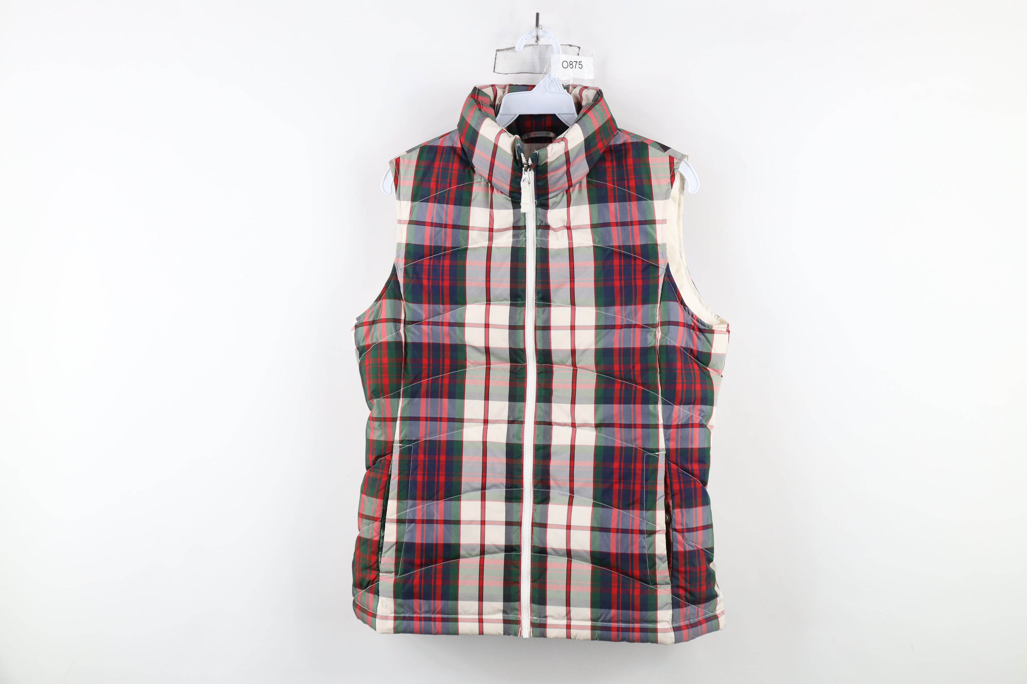 Lands' End × Vintage Vintage Y2K Lands End Insulated Puffer Vest Jacket Plaid Size S / US 4 / IT 40 - 1 Thumbnail