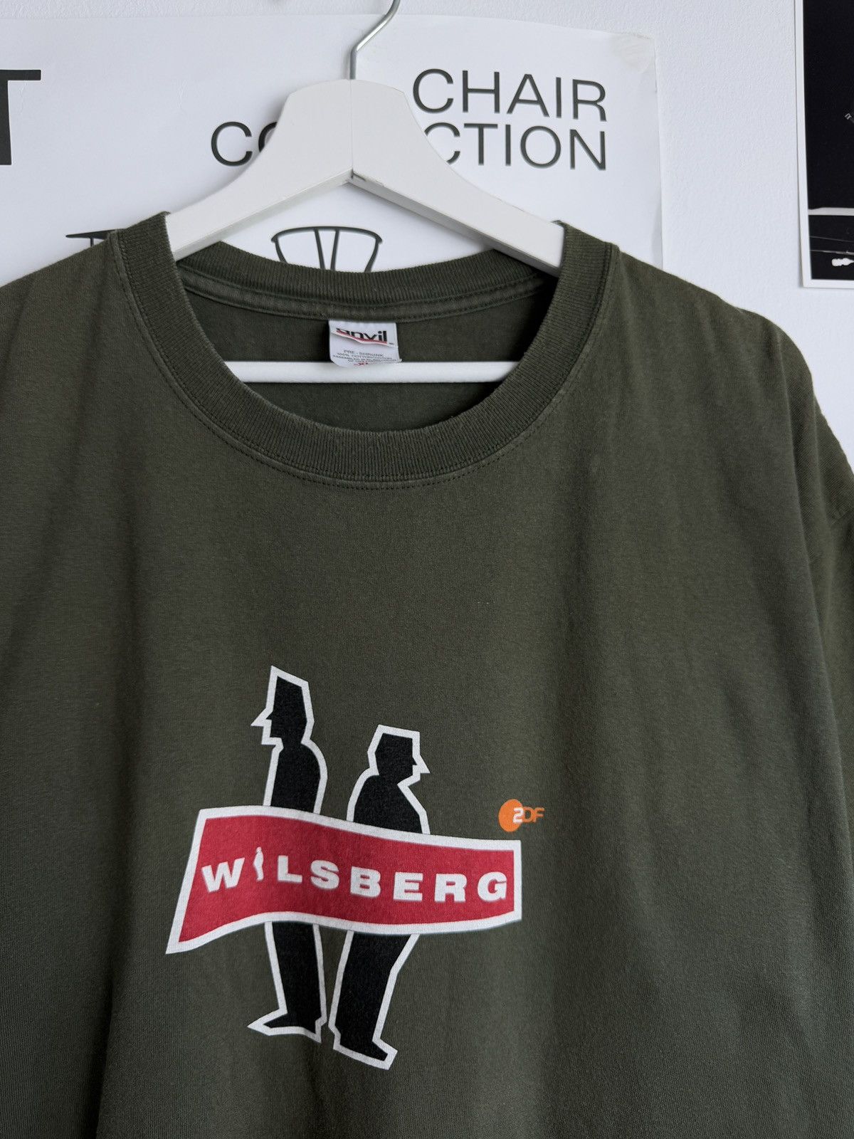 Anvil × Vintage Vintage 90s Anvil 2DF Wilsberg promo movie merch t-shirt XL Size US XL / EU 56 / 4 - 3 Thumbnail
