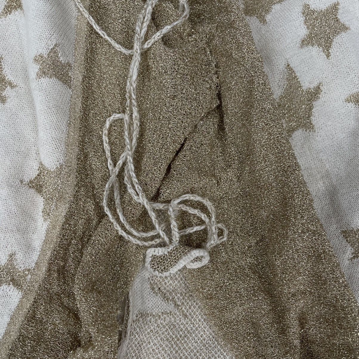 Tsumori Chisato Tsumori Chisato gold shimmer Knit Cardigan Size M / US 6-8 / IT 42-44 - 11 Thumbnail