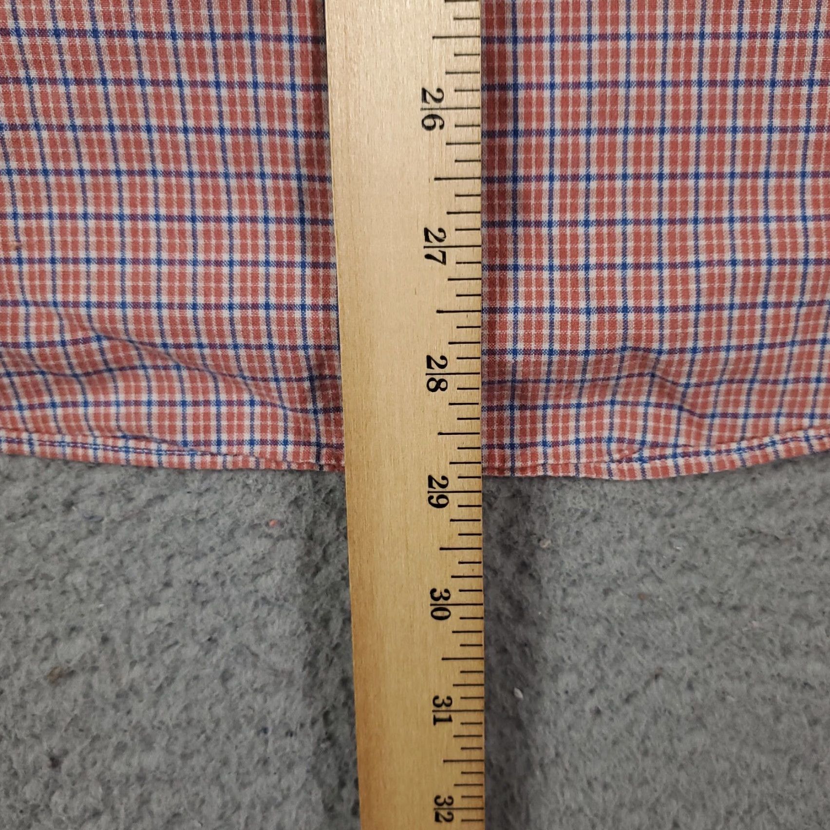 Ralph Lauren Ralph Lauren Shirt Mens XL Orange Plaid Button-Up Cotton Classic Preppy Size US XL / EU 56 / 4 - 5 Thumbnail