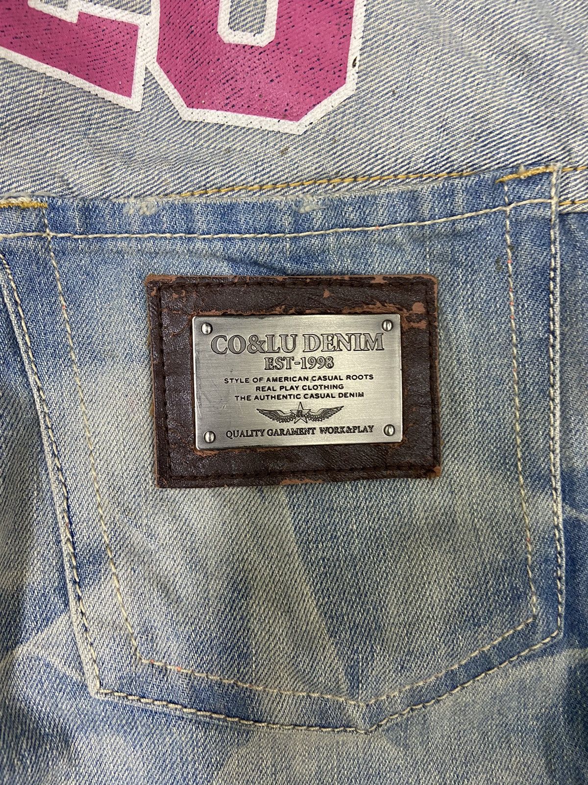 Beauty Beast 🔥 Steals Distressed Denim Co & Lu jeans washed faded Size US 31 - 9 Thumbnail