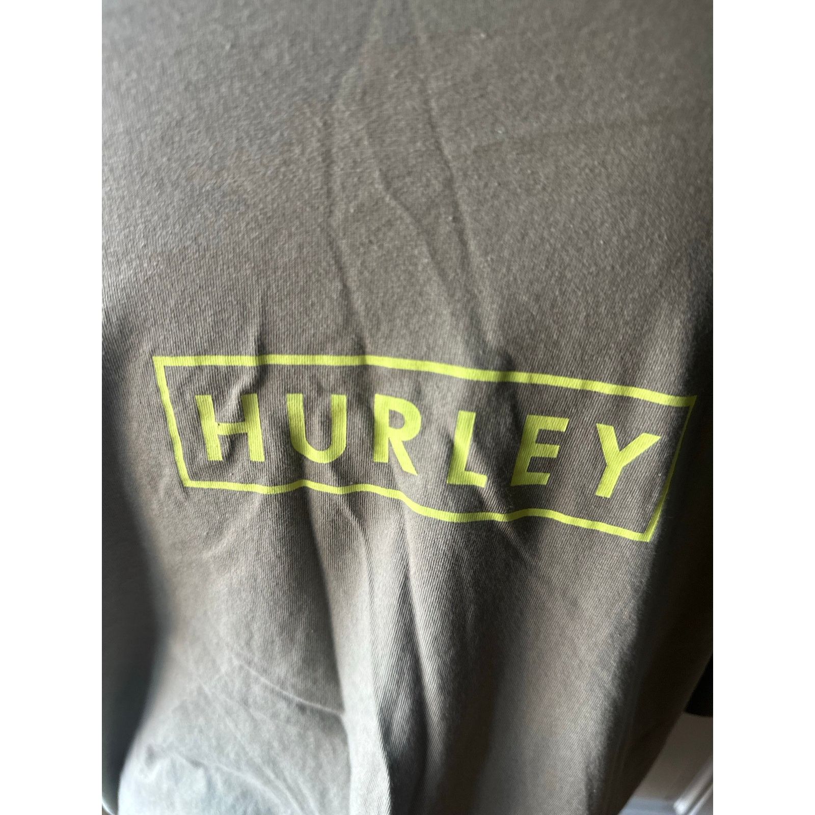 Hurley Hurley Olive Green Short-Sleeve Logo T-Shirt – Men’s XL Size US XL / EU 56 / 4 - 2 Thumbnail