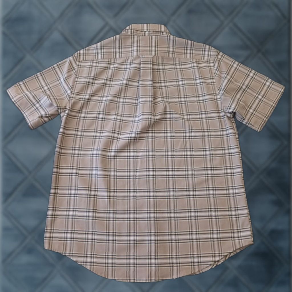 Vintage TownCraft Shirt Mens Medium Gray Plaid Short Sleeve Button-Down Collaboration Size US M / EU 48-50 / 2 - 1 Thumbnail