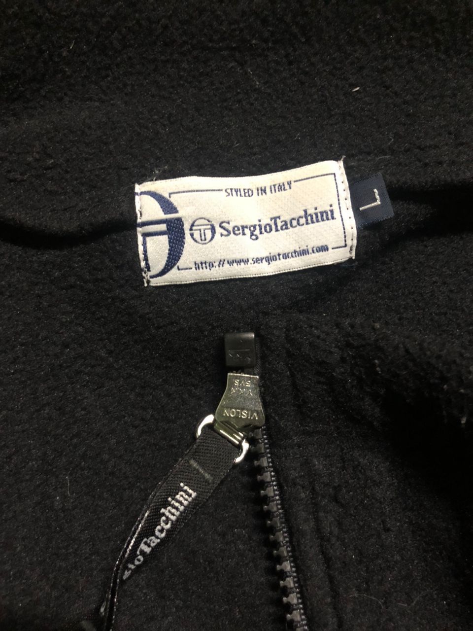 Sergio Tacchini Vintage Sergio Tacchini Zipper Fleece Jacket Size US L / EU 52-54 / 3 - 9 Thumbnail