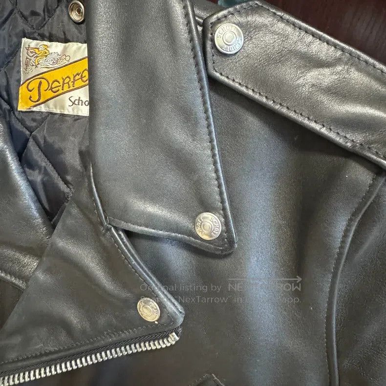 Schott Schott Leather coat Size US XXS / EU 40 - 6 Thumbnail