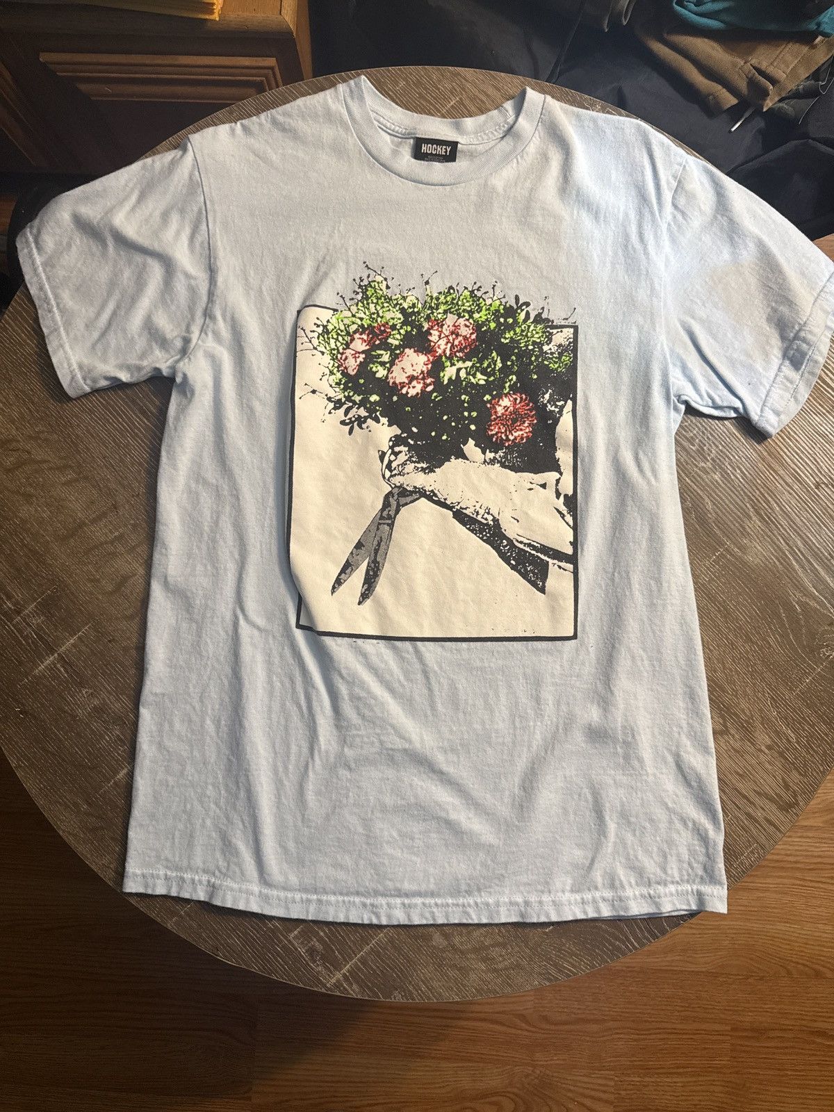 【HOCKEY】 50% OF ANXIETY TEE WHITE Hockey 50% Of Anxiety T-Shirt | Tactics