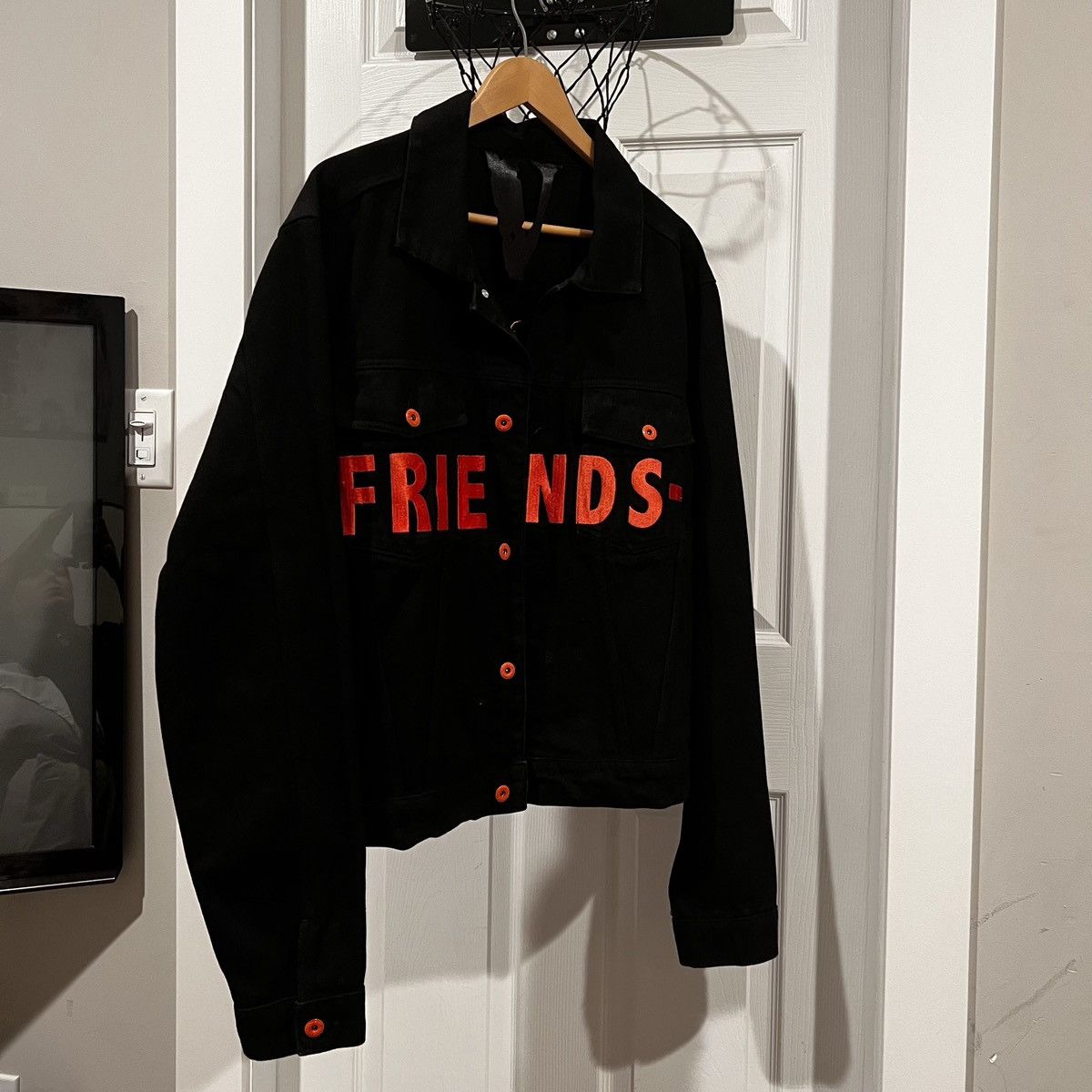 Vlone Vlone Friends Denim Jacket Size US XL / EU 56 / 4 - 3 Thumbnail