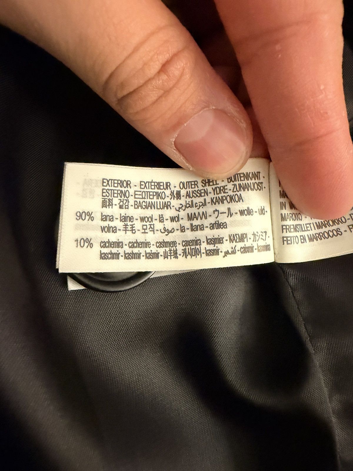 Zara Italian Cashmere Wool Coat Size US L / EU 52-54 / 3 - 6 Thumbnail