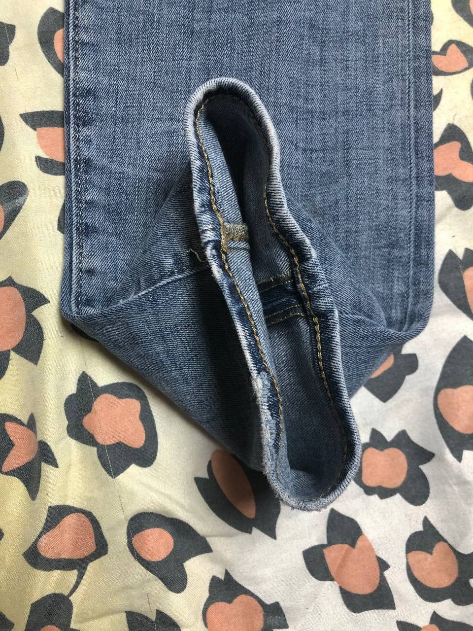 Diesel × Japanese Brand Diesel Industry Wide-Leg Logo Y2K Baggy Denim Jeans Size US 34 / EU 50 - 13 Thumbnail