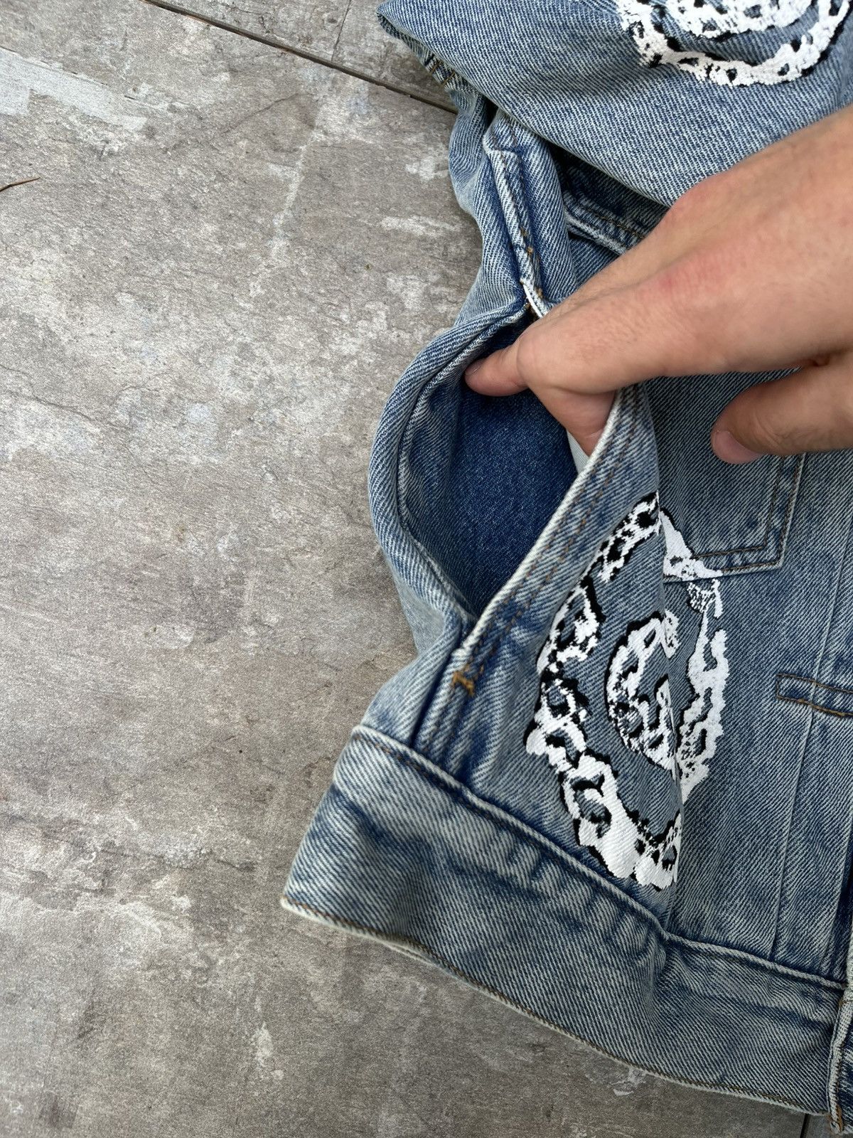 DENIM TEARS × Stussy Stussy x Denim Tears Levis Type 2 Jacket Size US M / EU 48-50 / 2 - 8 Thumbnail