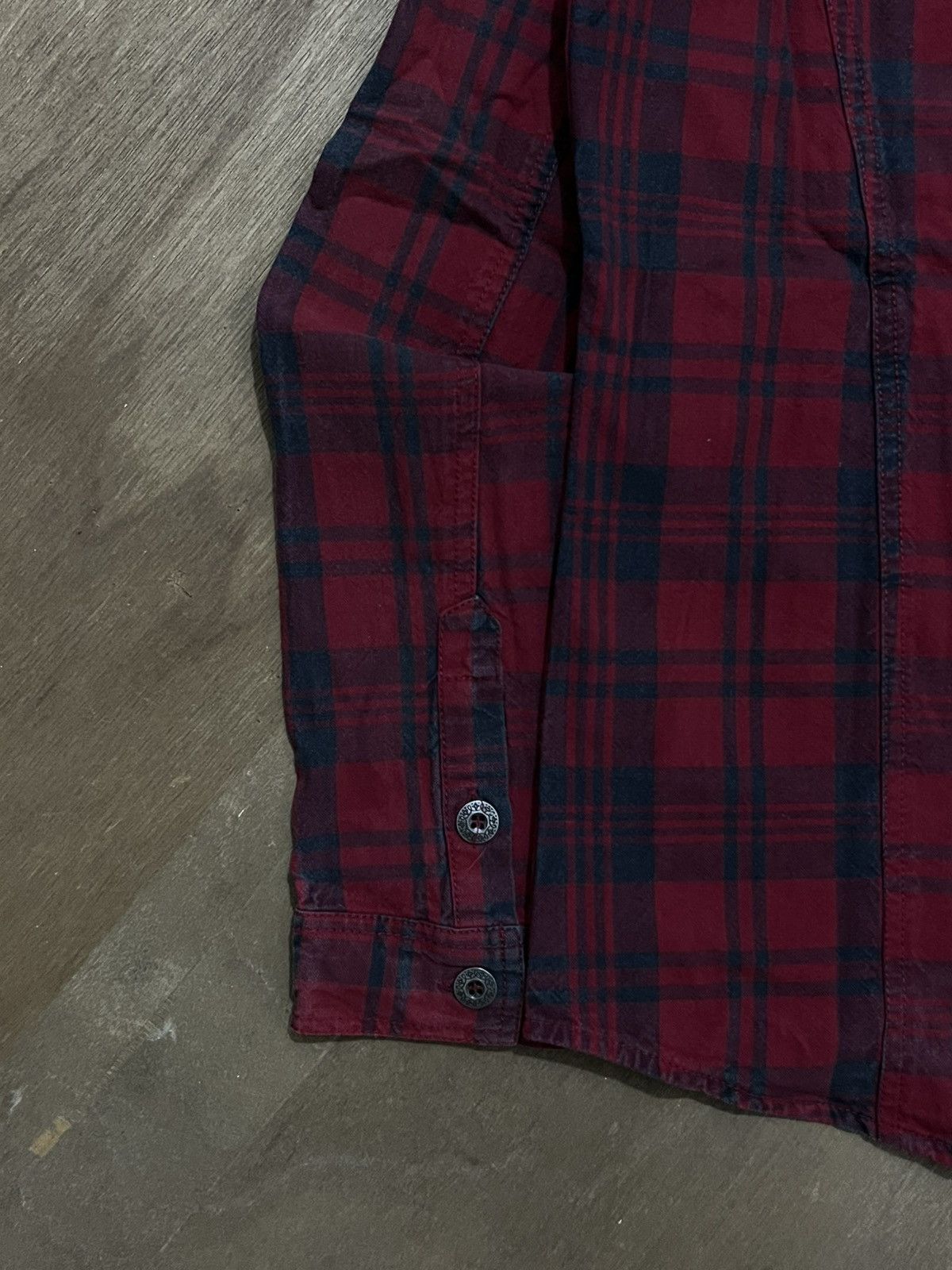 In The Attic Vintage In The Attic Japan Plaid Flannel Grunge Shirt Size US S / EU 44-46 / 1 - 9 Thumbnail