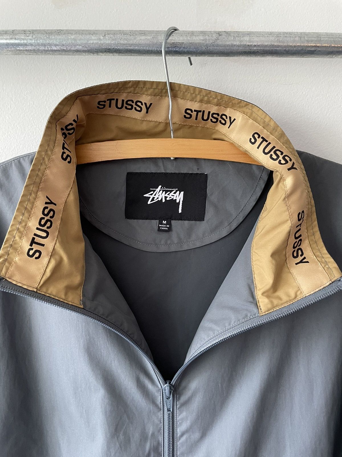 Stussy Stussy Lewis Track Jacket Windbreaker Size US M / EU 48-50 / 2 - 3 Thumbnail