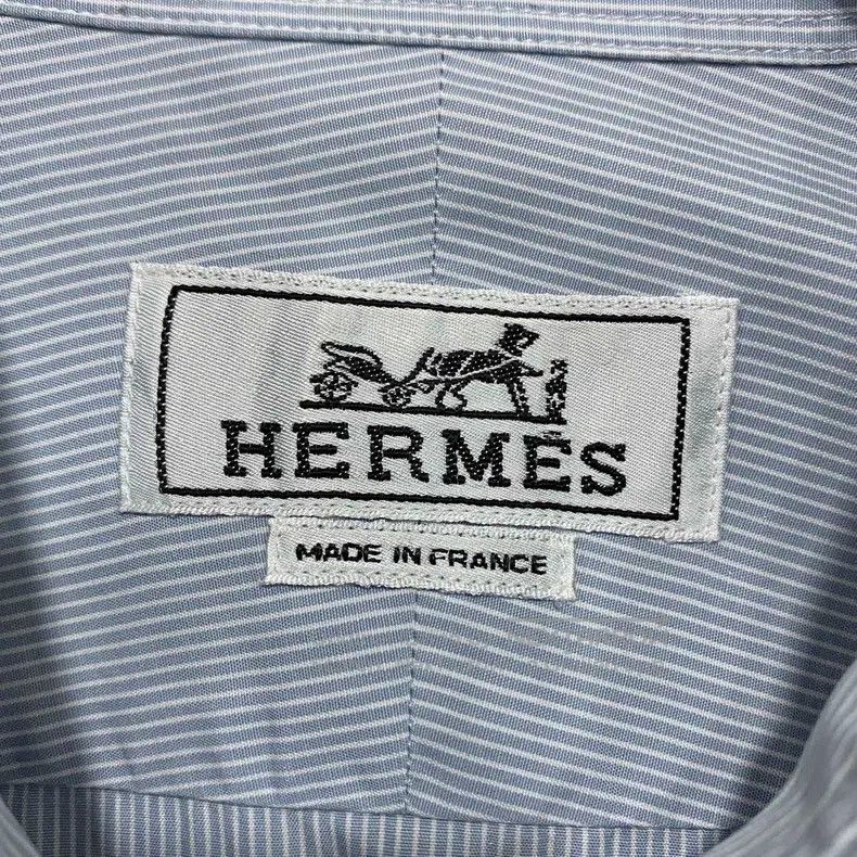 Hermes Hermes size 39 Striped Shirt Size US M / EU 48-50 / 2 - 4 Thumbnail