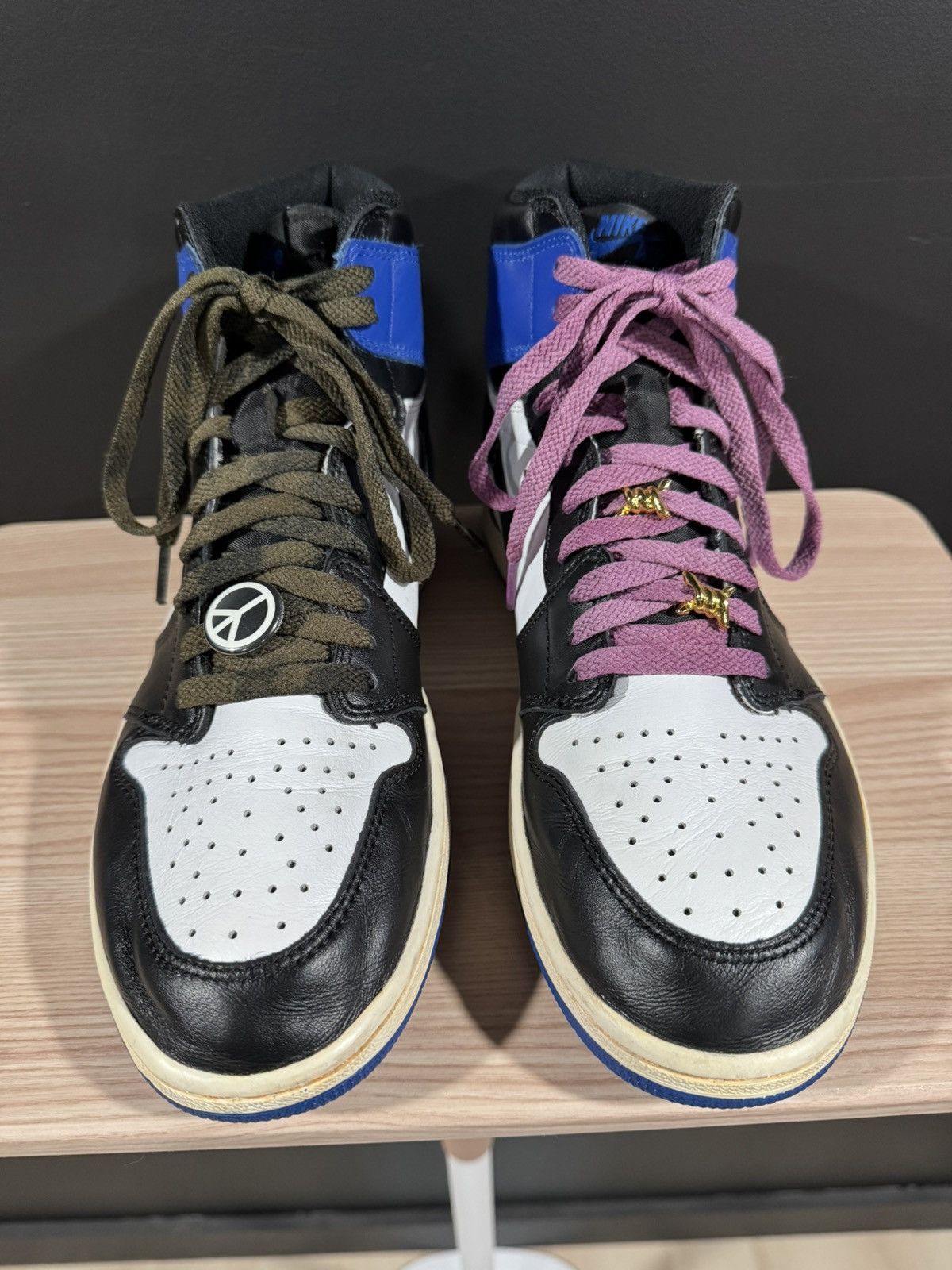 Fragment Design 2014 Air Jordan 1 Fragment Sneakers 11.5 With Custom Midsole Size US 11.5 / EU 44-45 - 5 Thumbnail